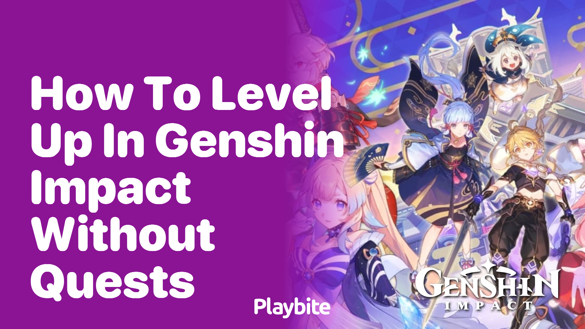 How to Level Up in Genshin Impact Without Quests