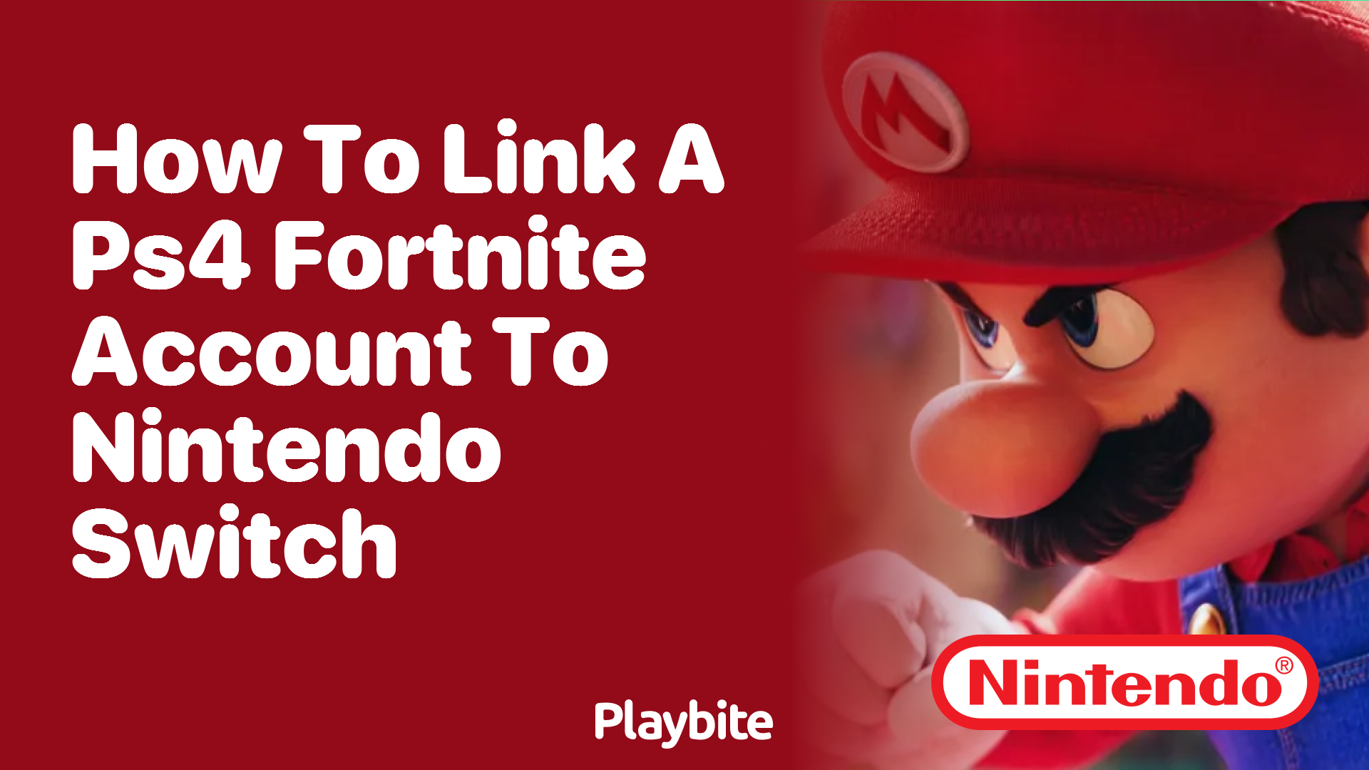 How to Link a PS4 Fortnite Account to Nintendo Switch