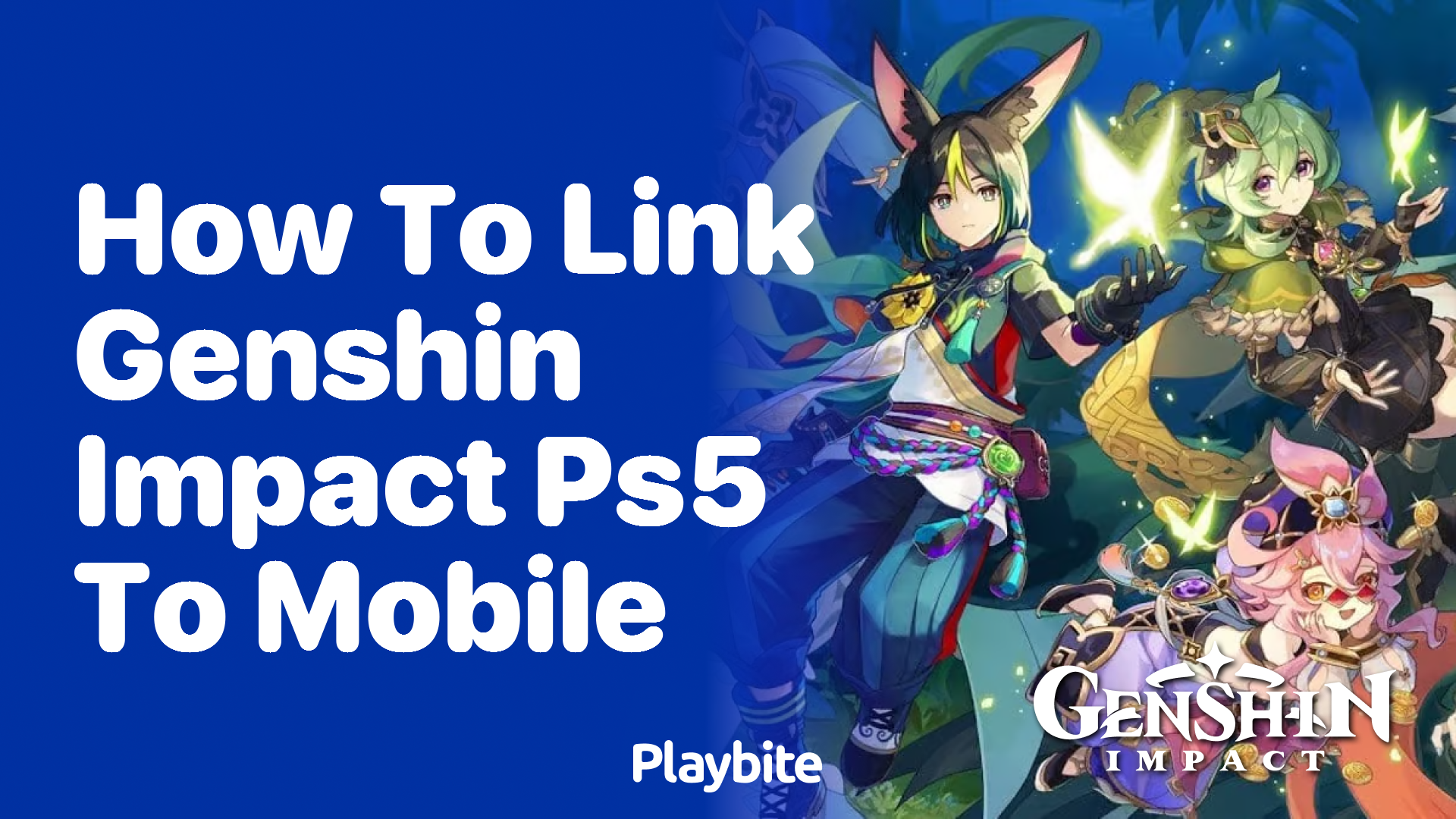 How to Link Genshin Impact PS5 to Mobile