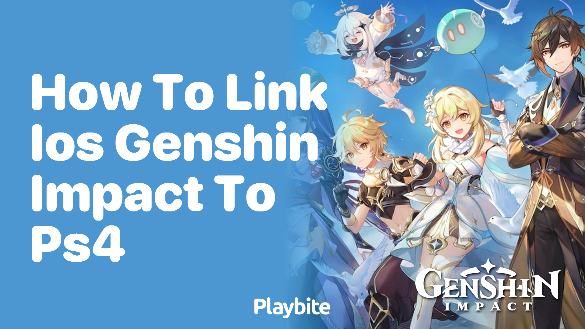 How to Link iOS Genshin Impact to PS4