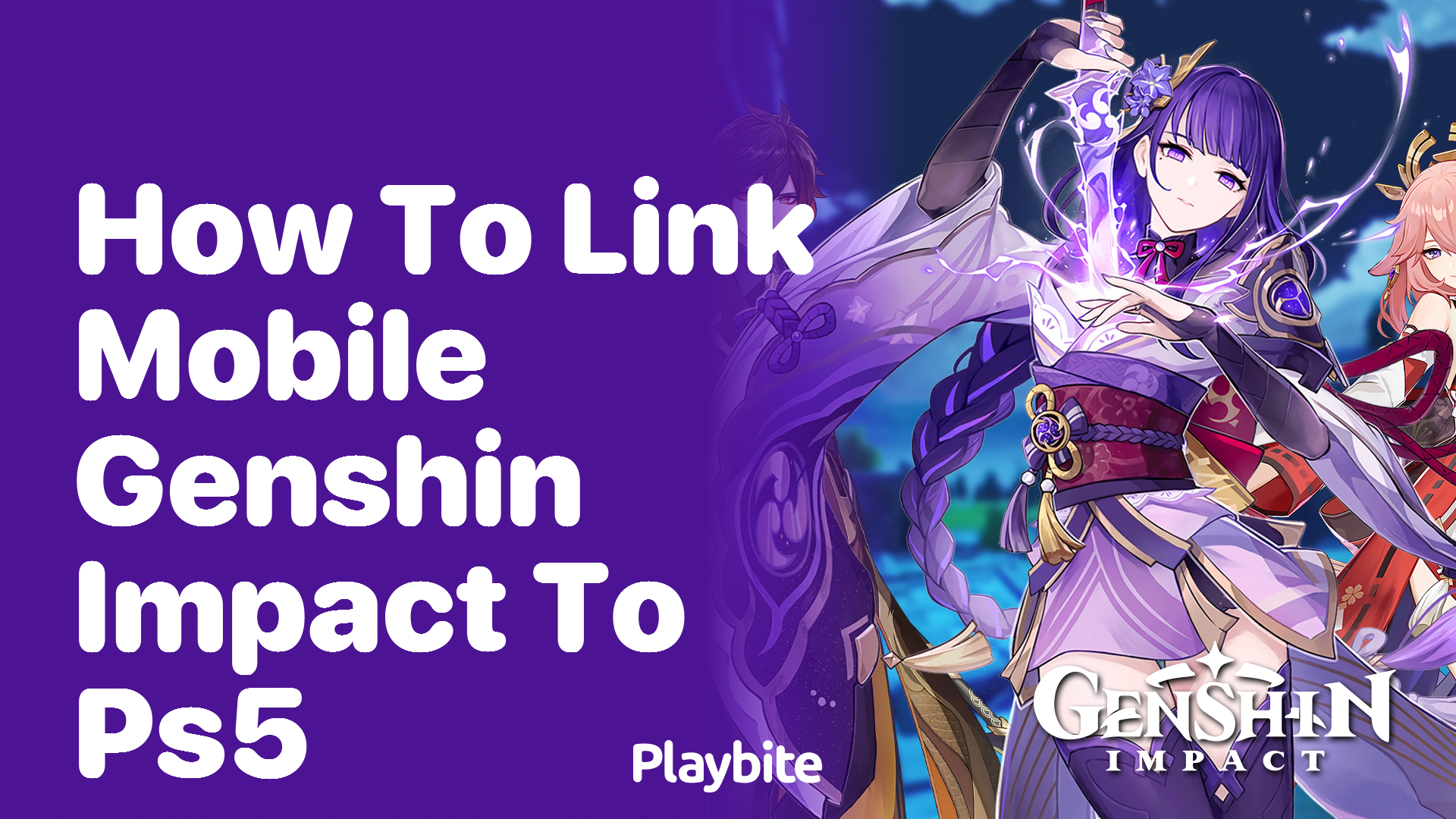 How to Link Mobile Genshin Impact to PS5