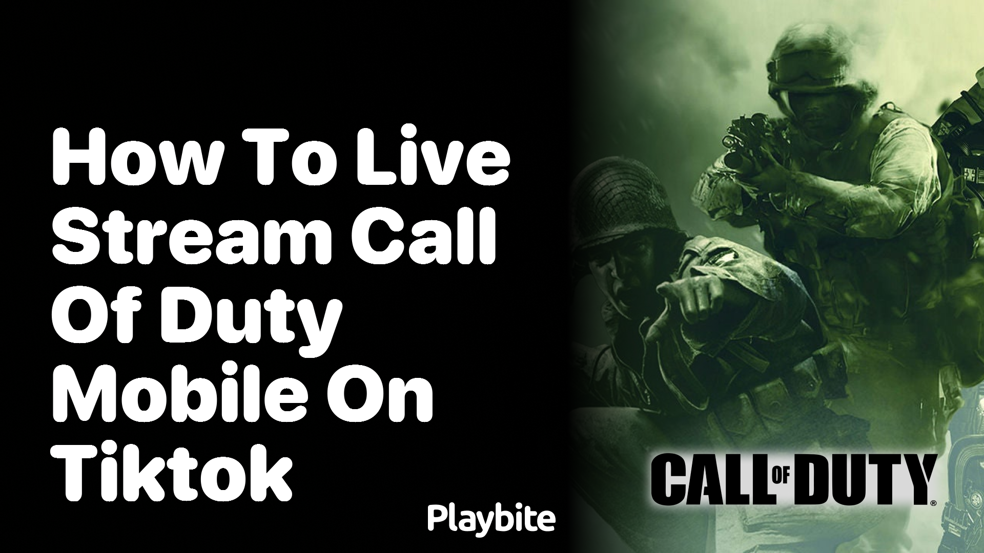How to Live Stream Call of Duty Mobile on TikTok