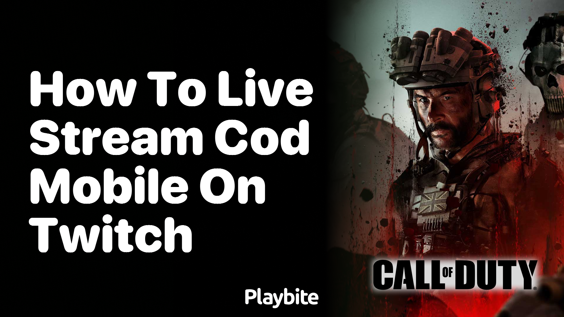 How to Live Stream Call of Duty Mobile on Twitch