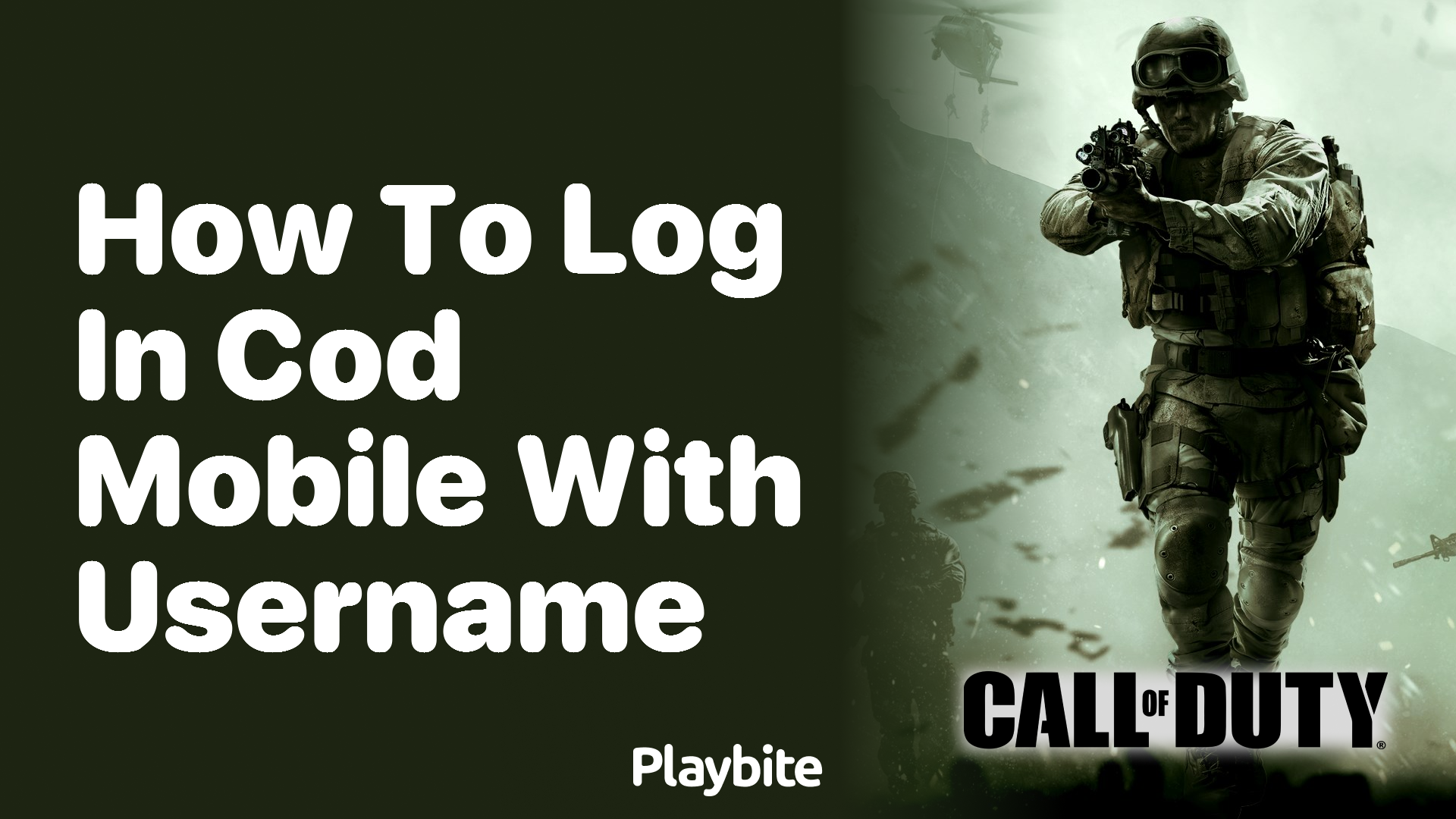 How to Log in to COD Mobile with Your Username