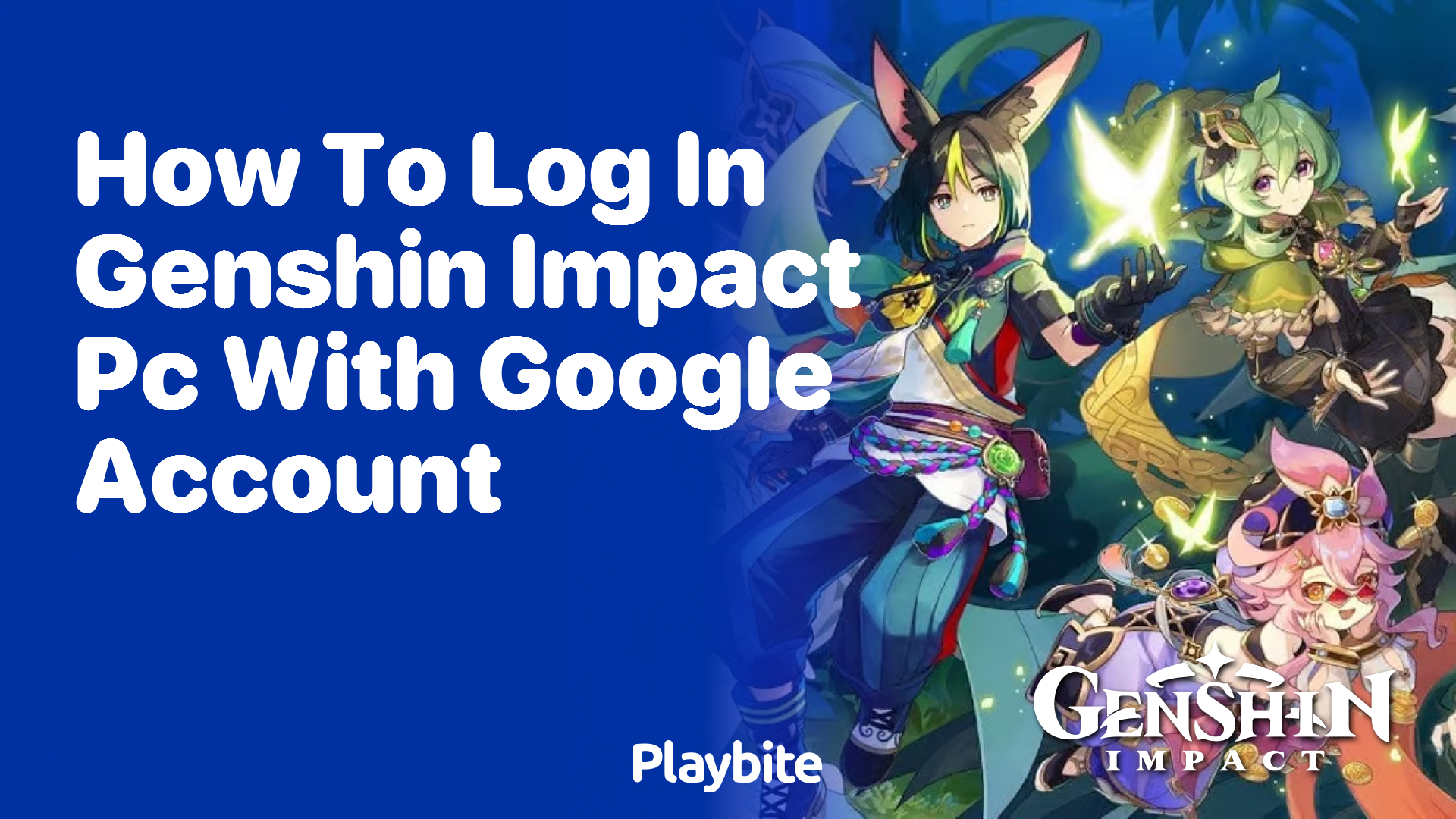 How to Log in to Genshin Impact PC with a Google Account