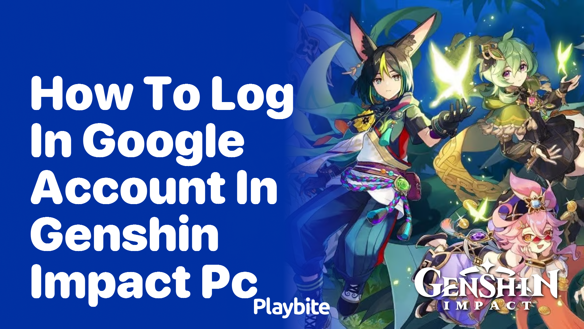 How to Log In to Your Google Account in Genshin Impact on PC
