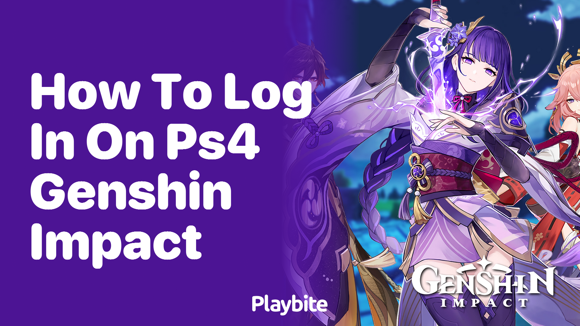 How to Log In on PS4 for Genshin Impact