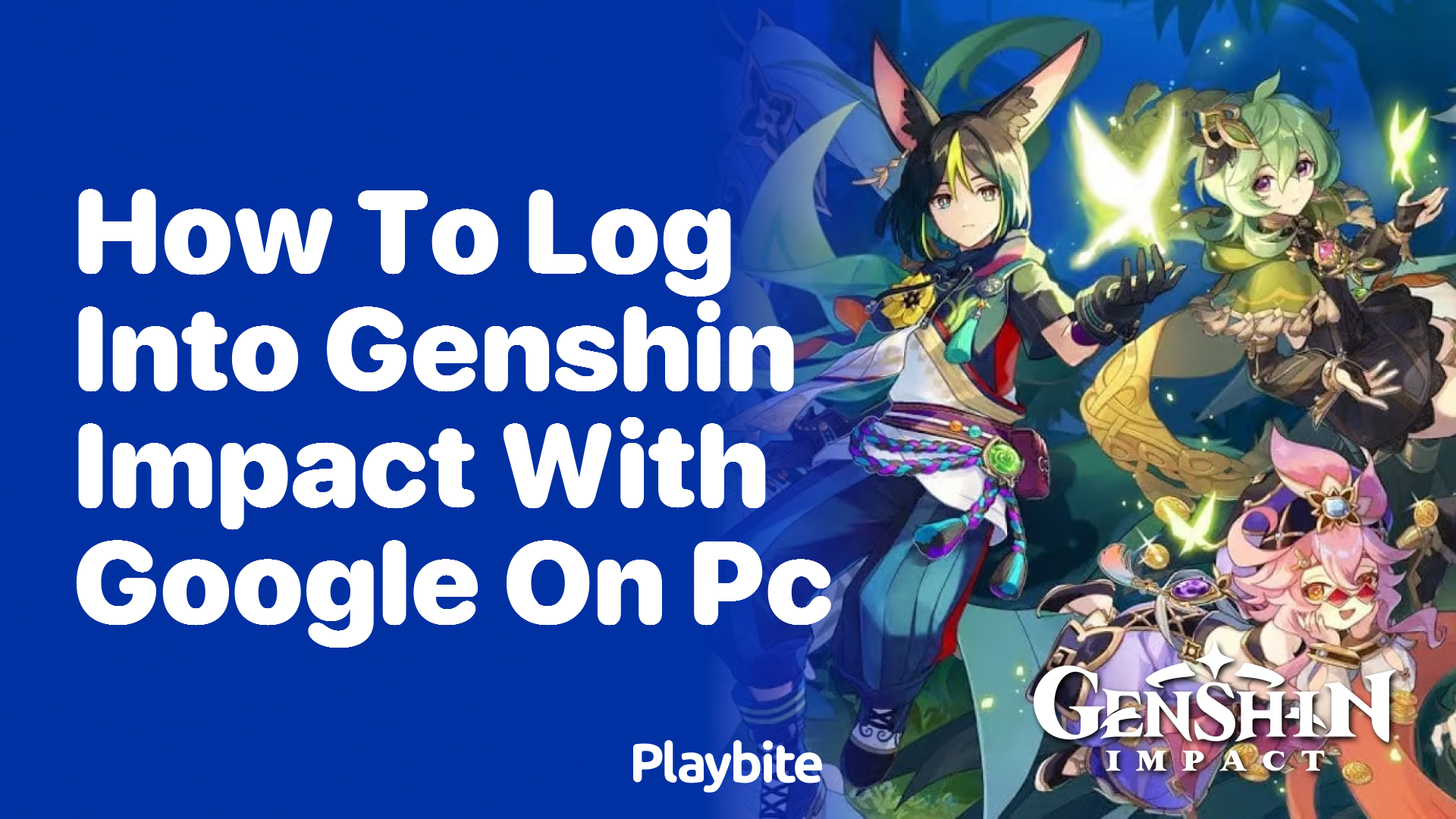 How to Log Into Genshin Impact with Google on PC