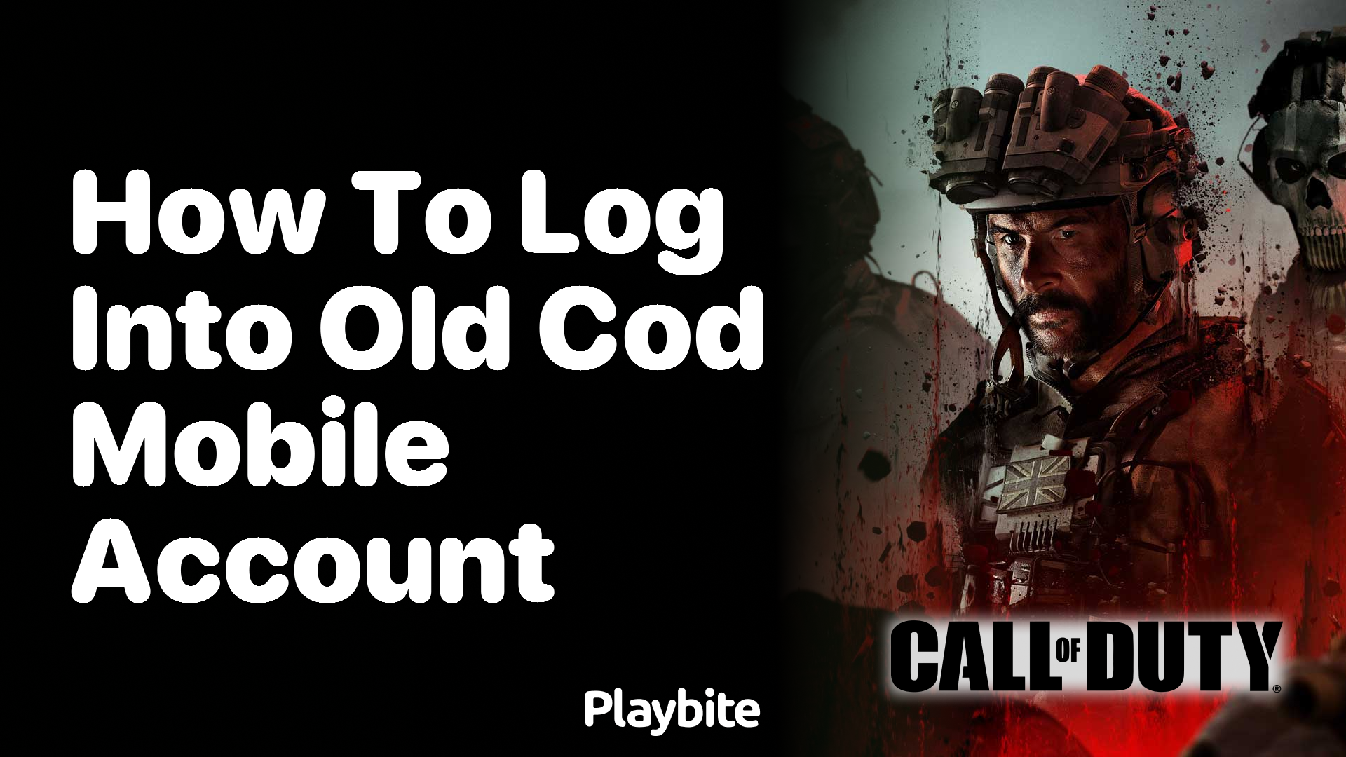 How to Log Into Your Old CoD Mobile Account