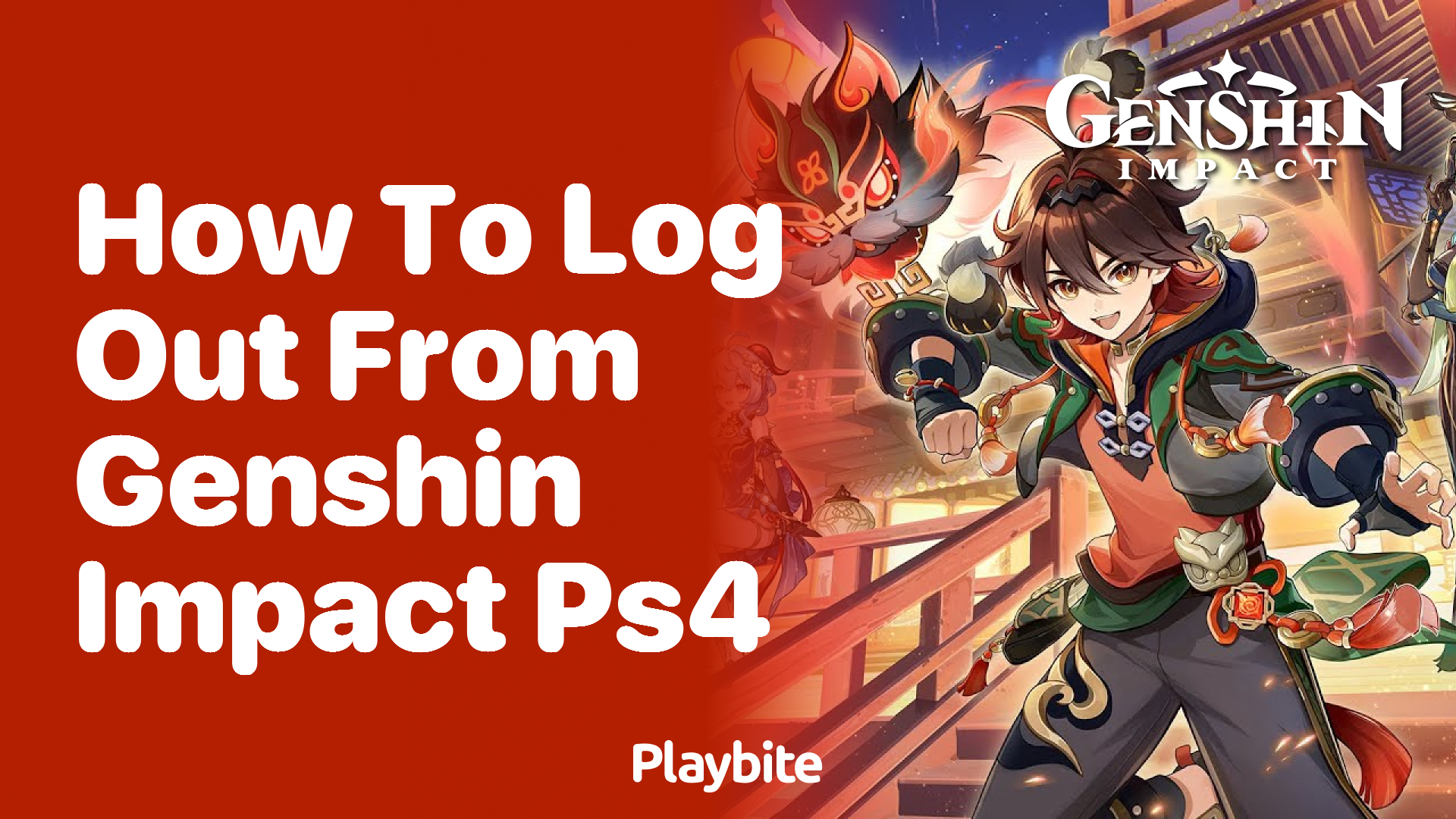 How to Log Out From Genshin Impact on PS4