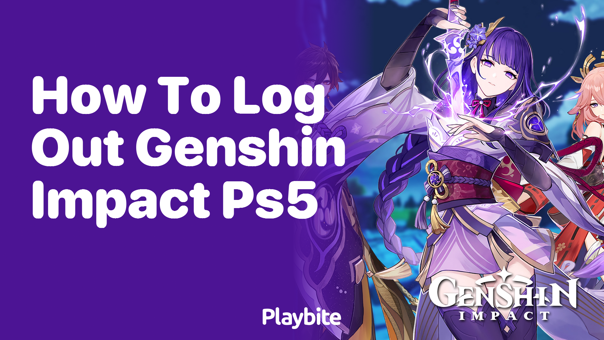 How to Log Out of Genshin Impact on PS5