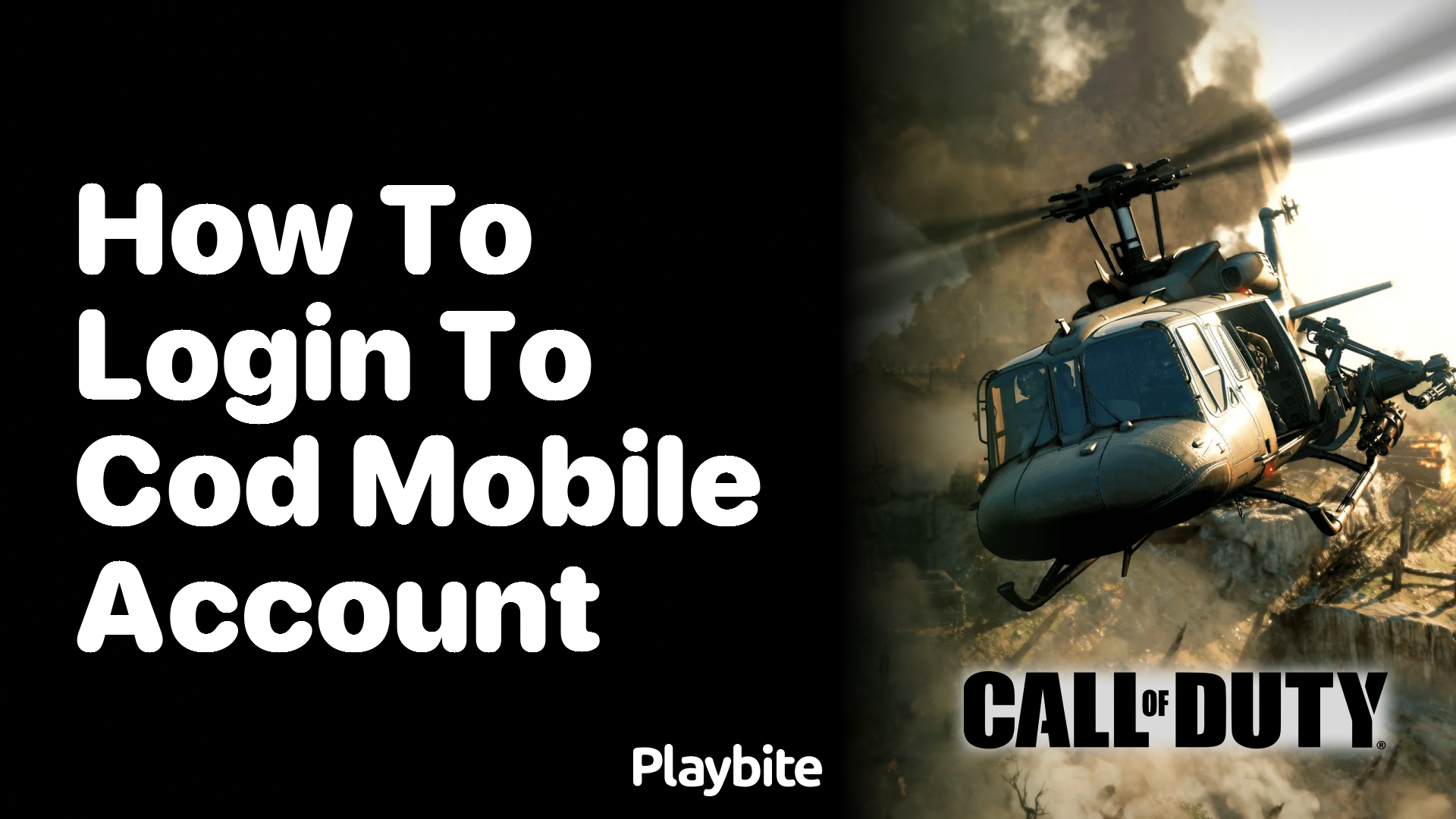 How to Login to Your COD Mobile Account Playbite