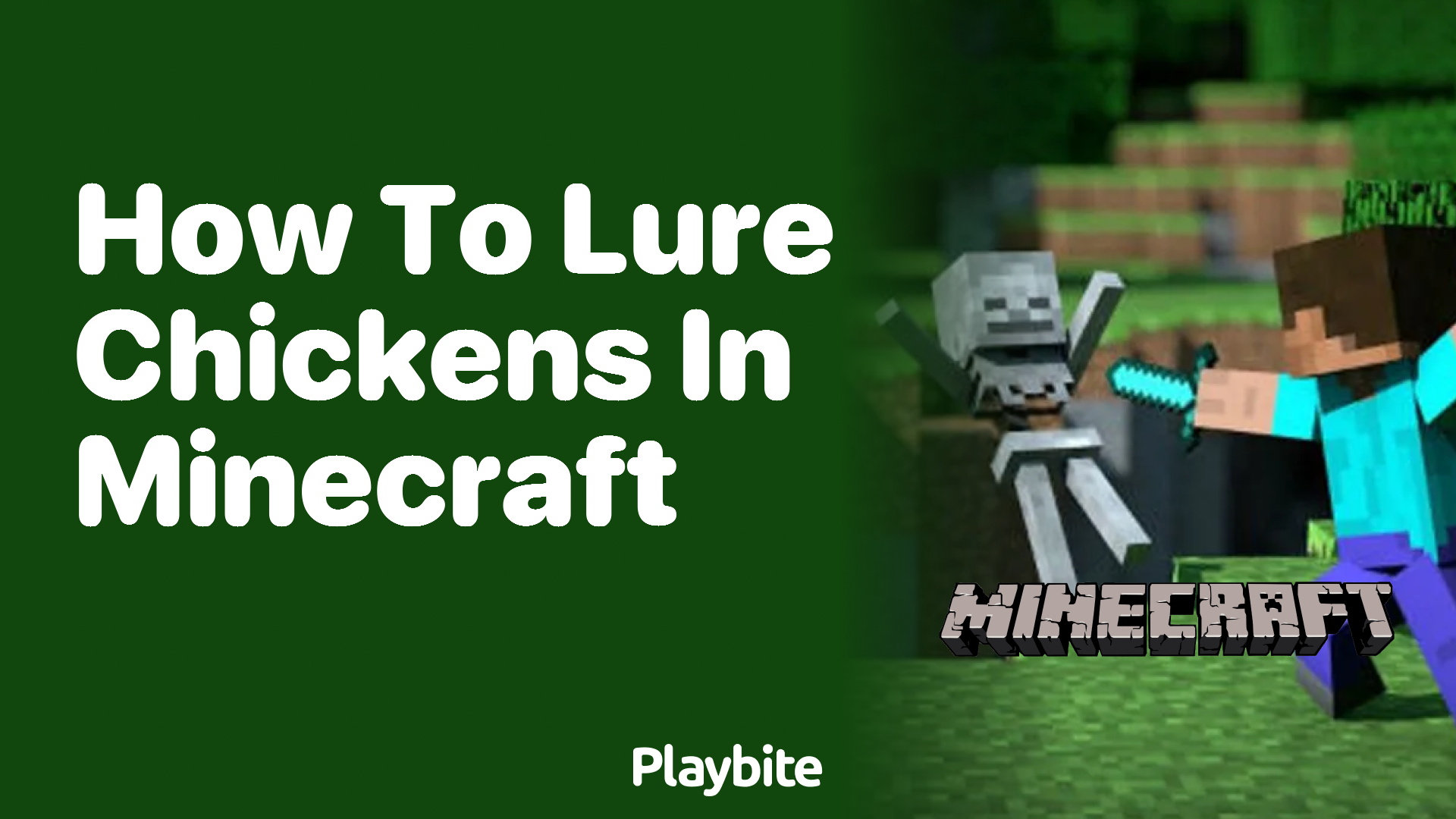 How to Lure Chickens in Minecraft