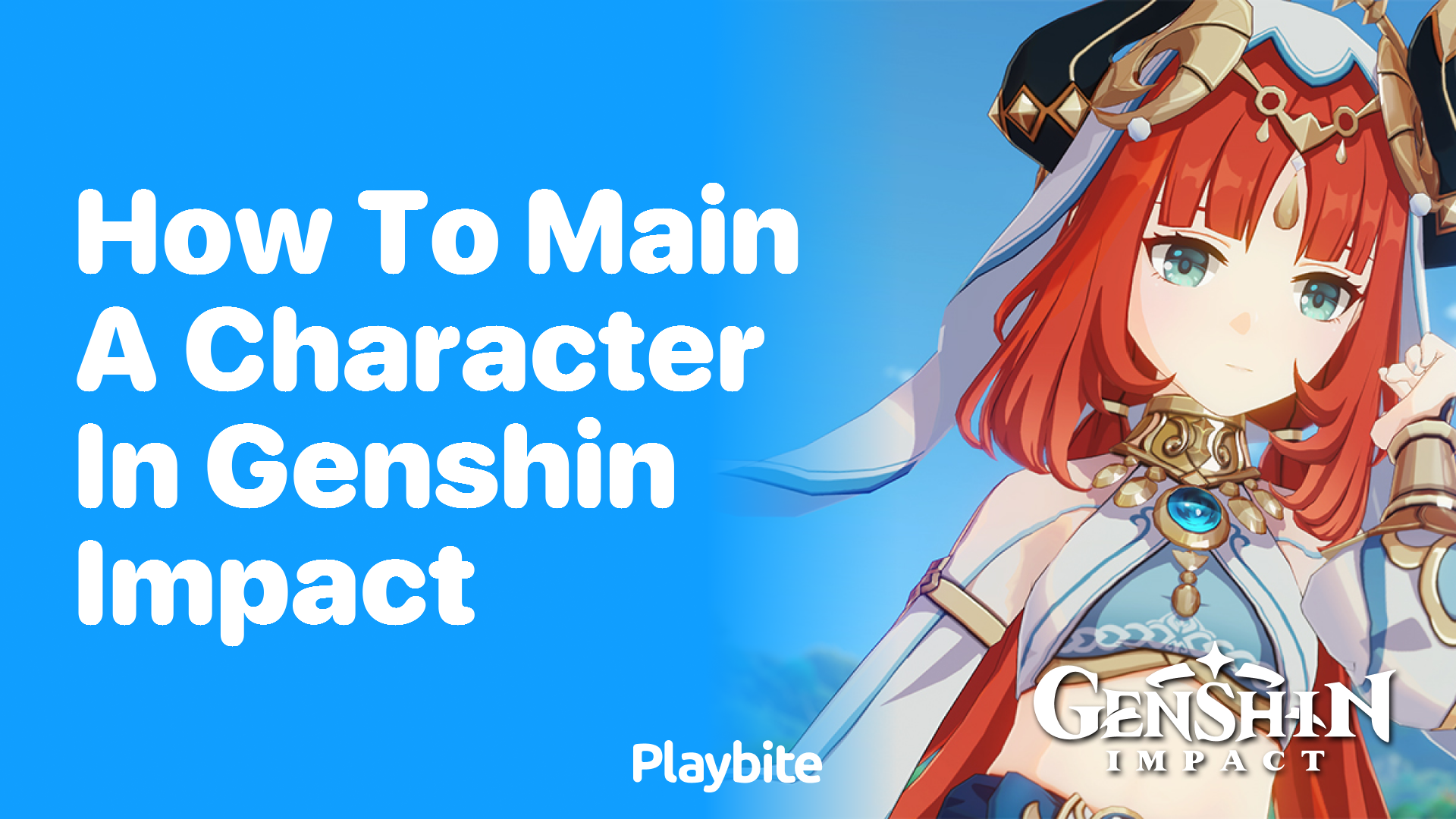 How to Main a Character in Genshin Impact