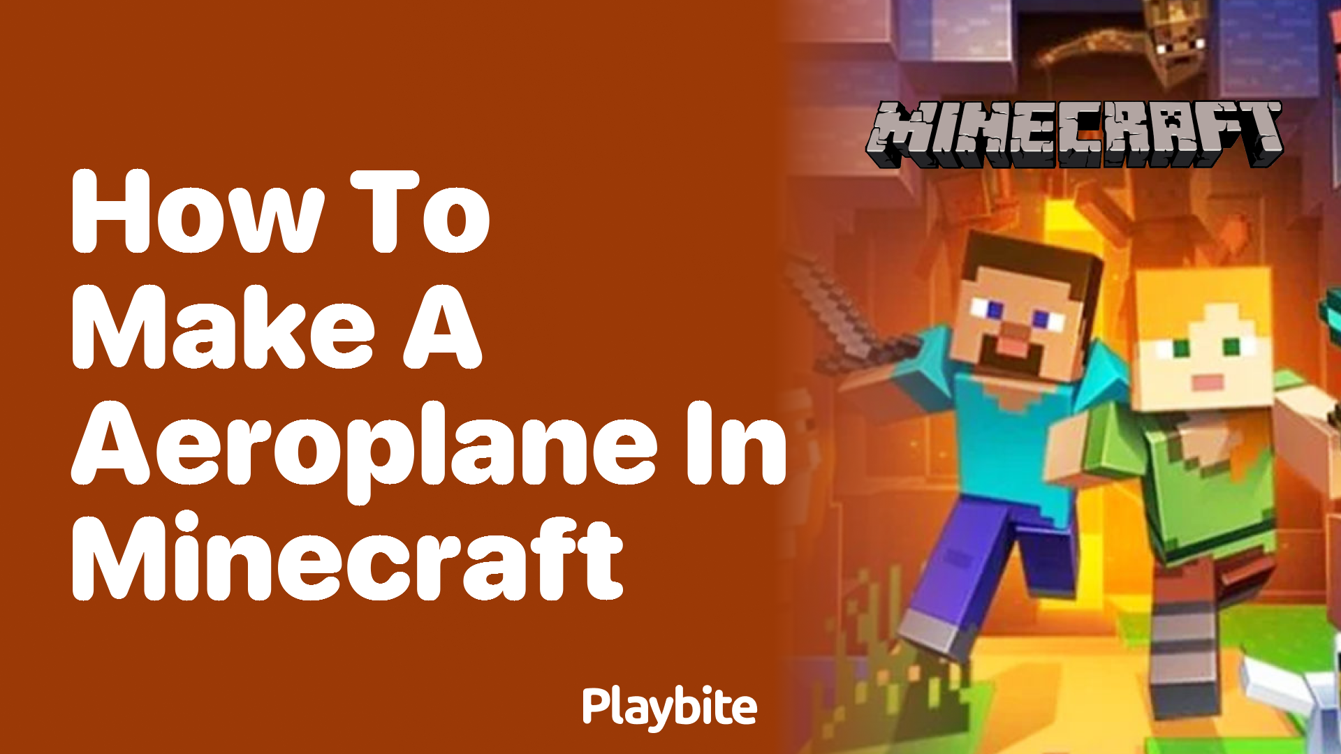 How to Make an Airplane in Minecraft