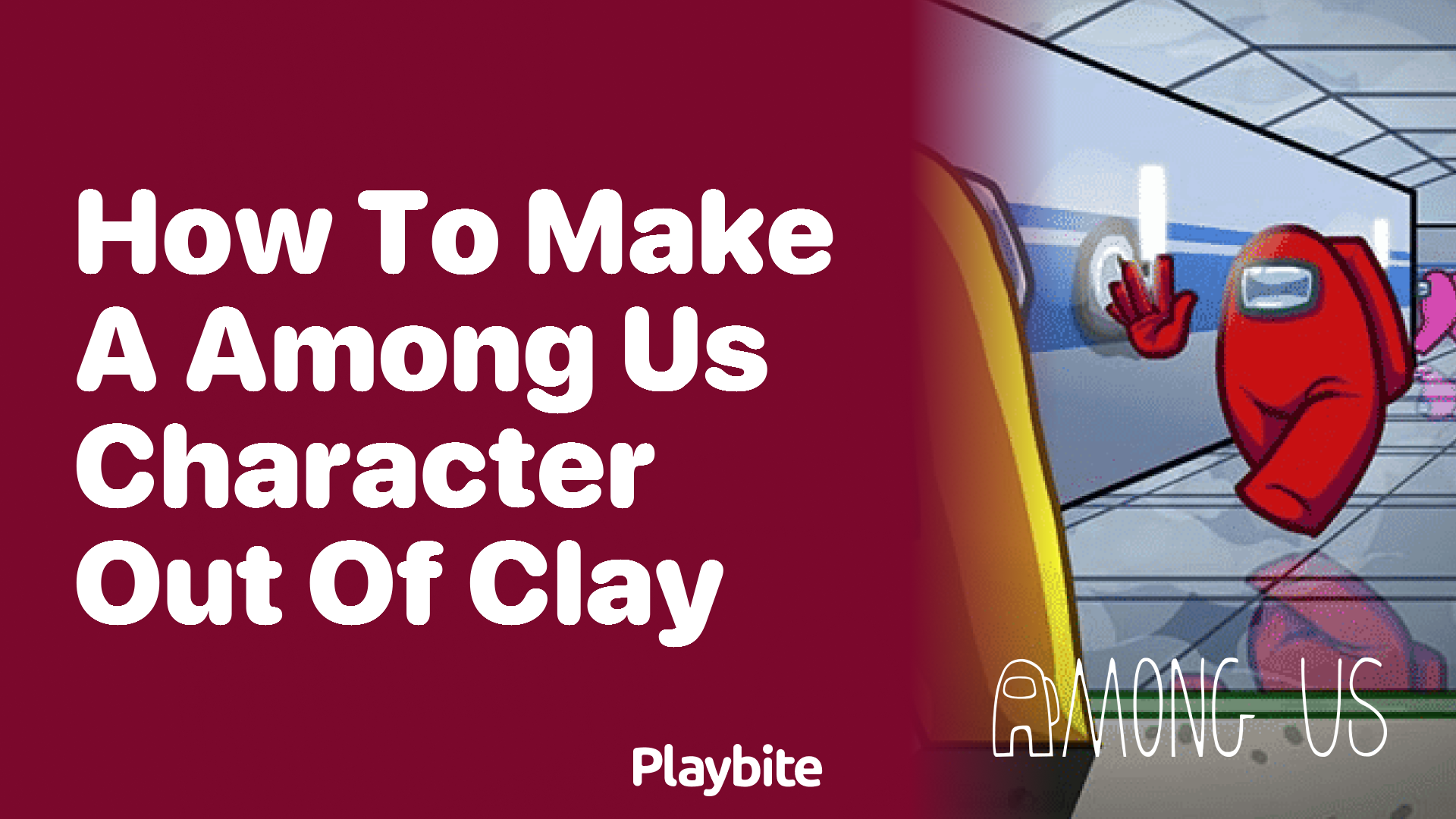 How to Make an Among Us Character Out of Clay