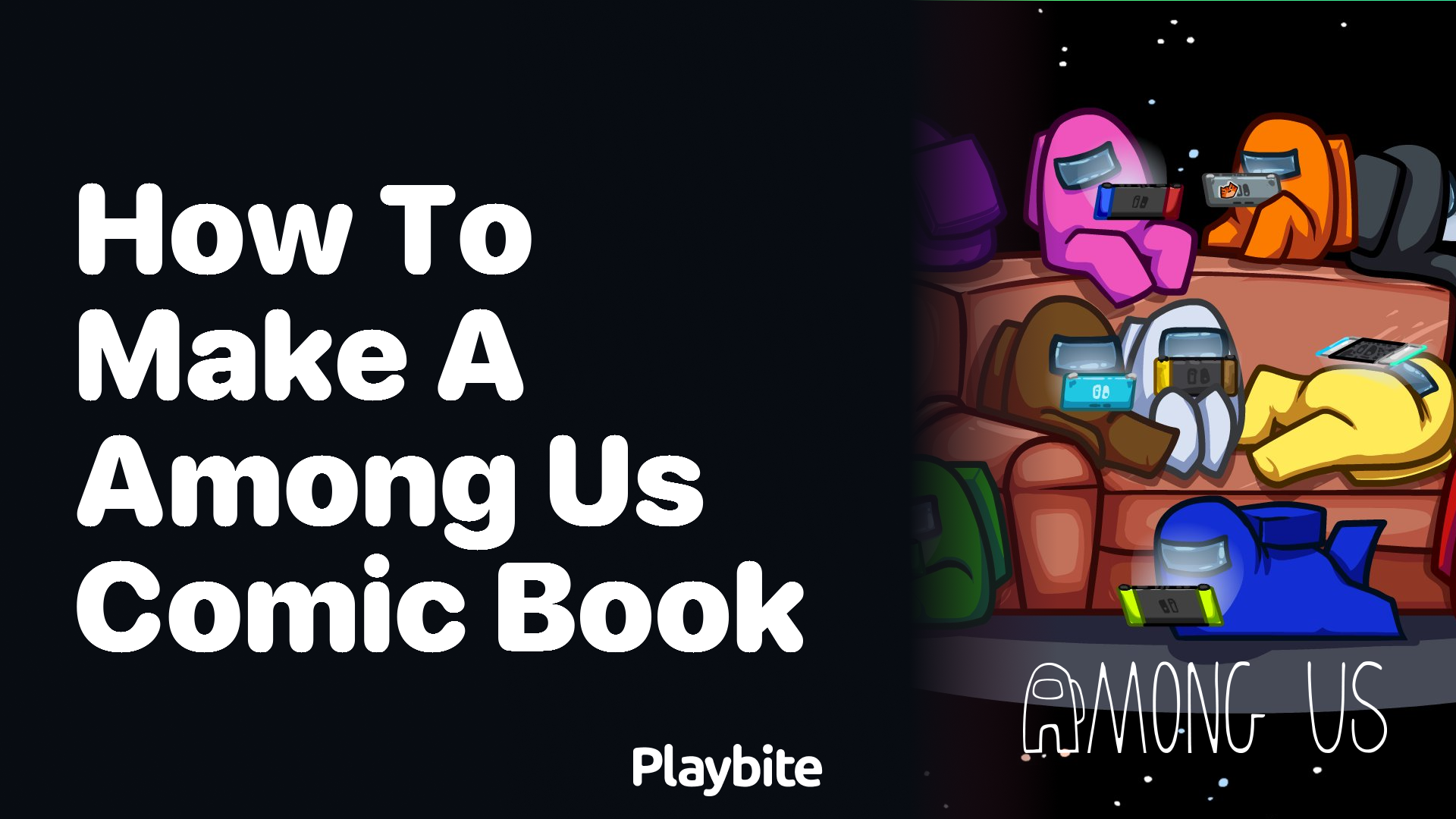How To Make an Among Us Comic Book