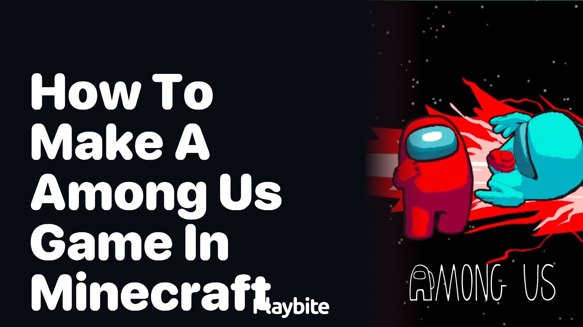 How to Make an Among Us Game in Minecraft