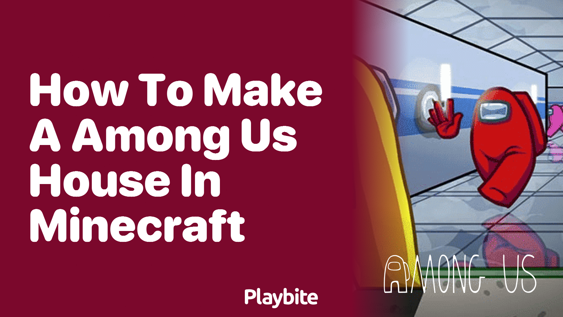 How to Make an Among Us House in Minecraft