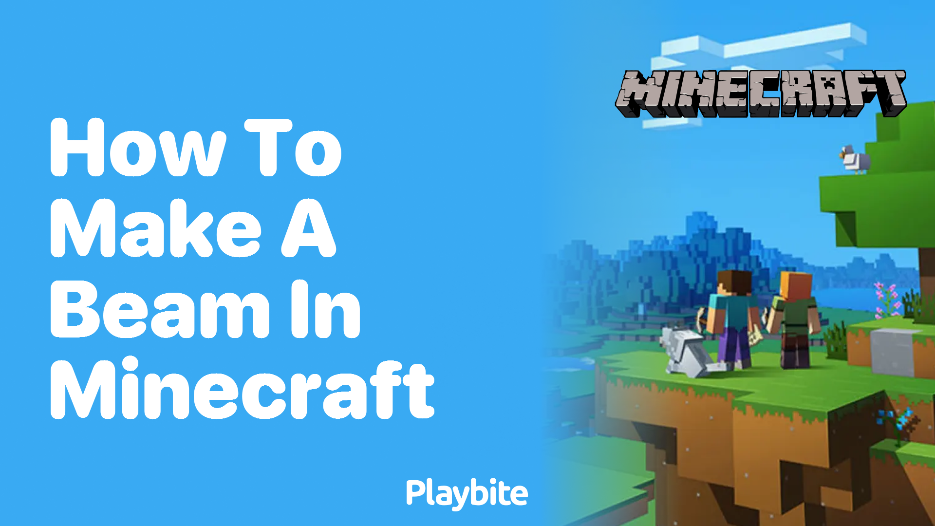 How to Make a Beam in Minecraft A Simple Guide Playbite