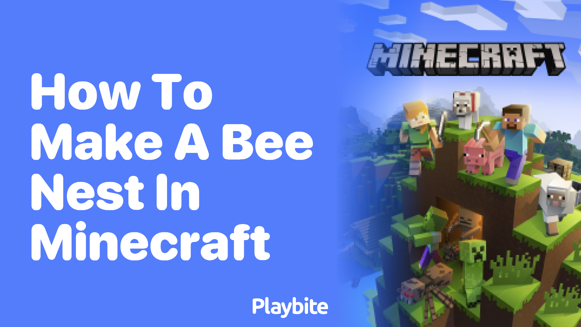 How to Make a Bee Nest in Minecraft