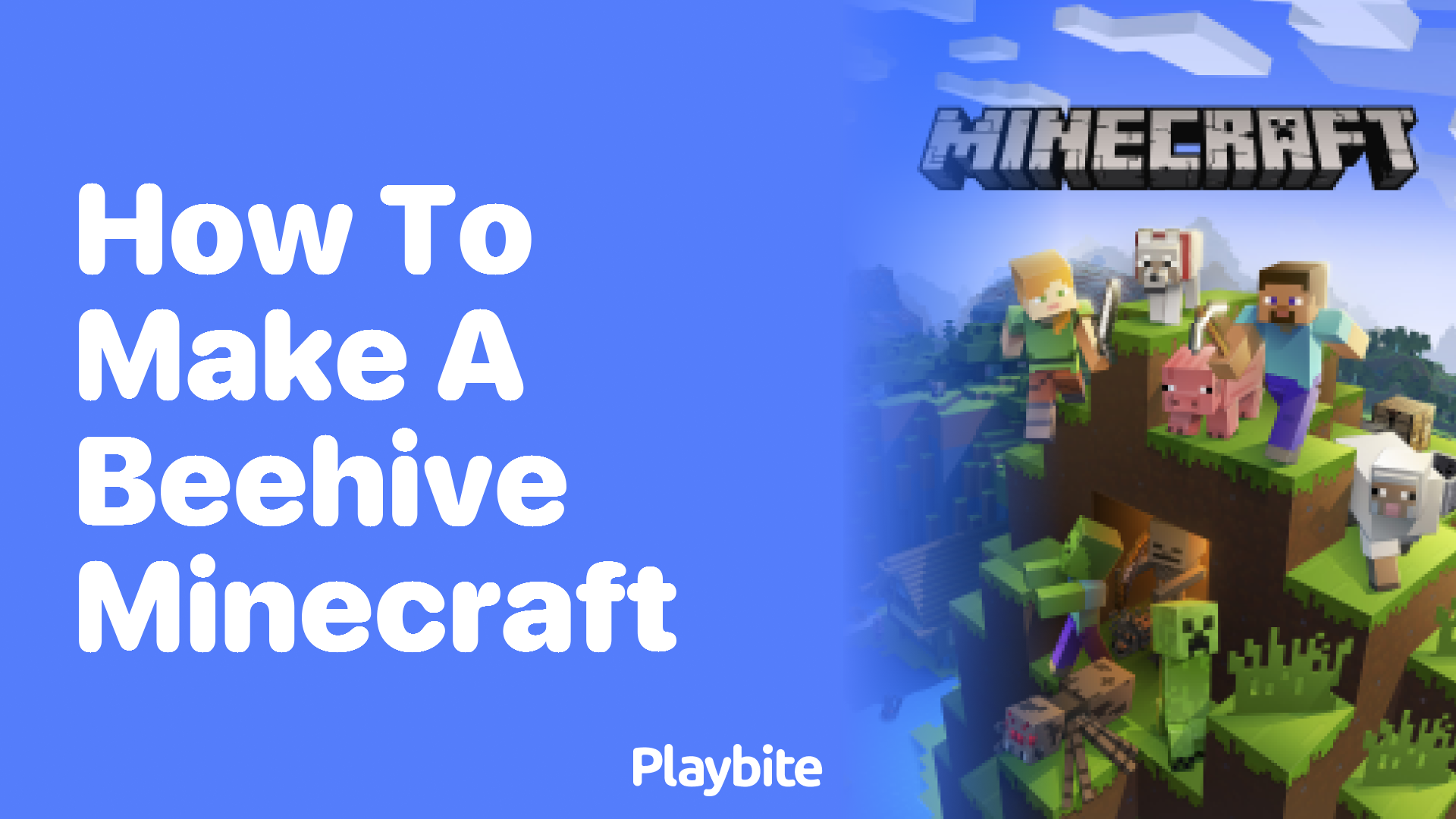 How to Make a Beehive in Minecraft