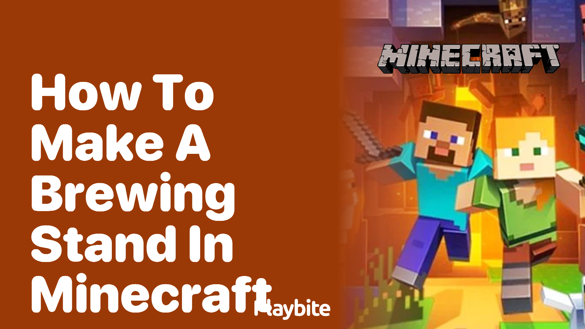 How to make a brewing stand in Minecraft