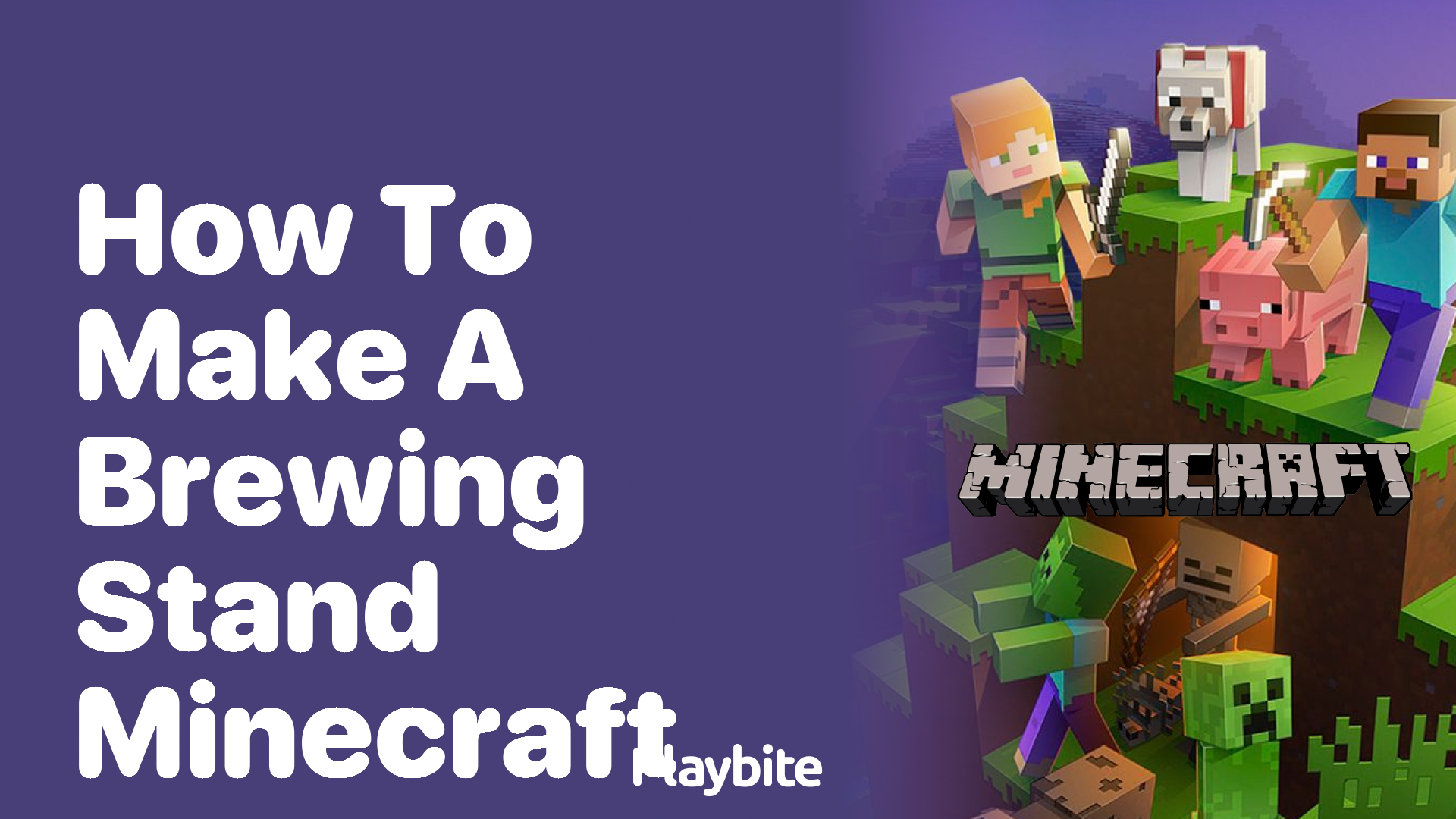 How to Make a Brewing Stand in Minecraft Playbite