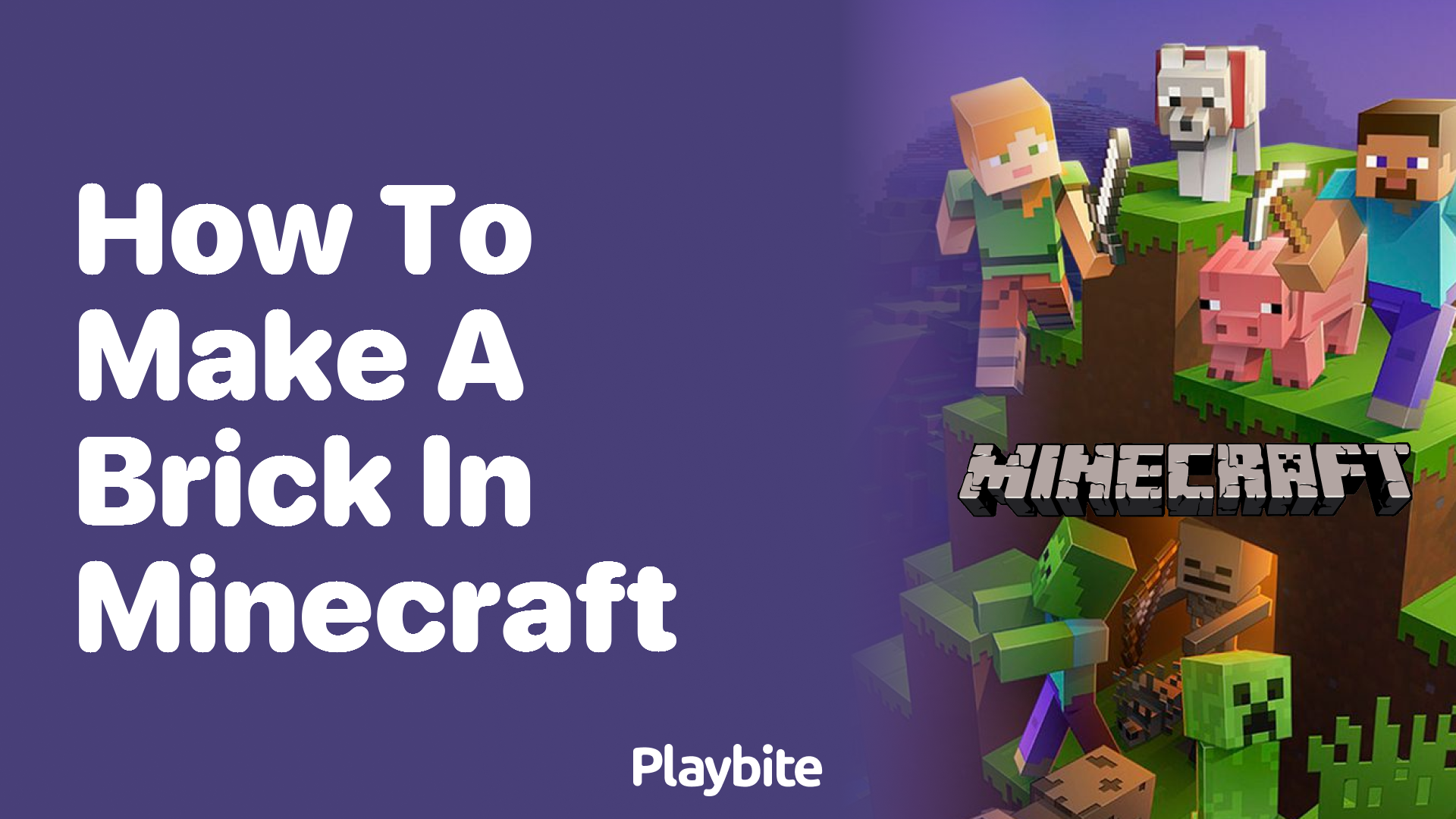 How to Make a Brick in Minecraft