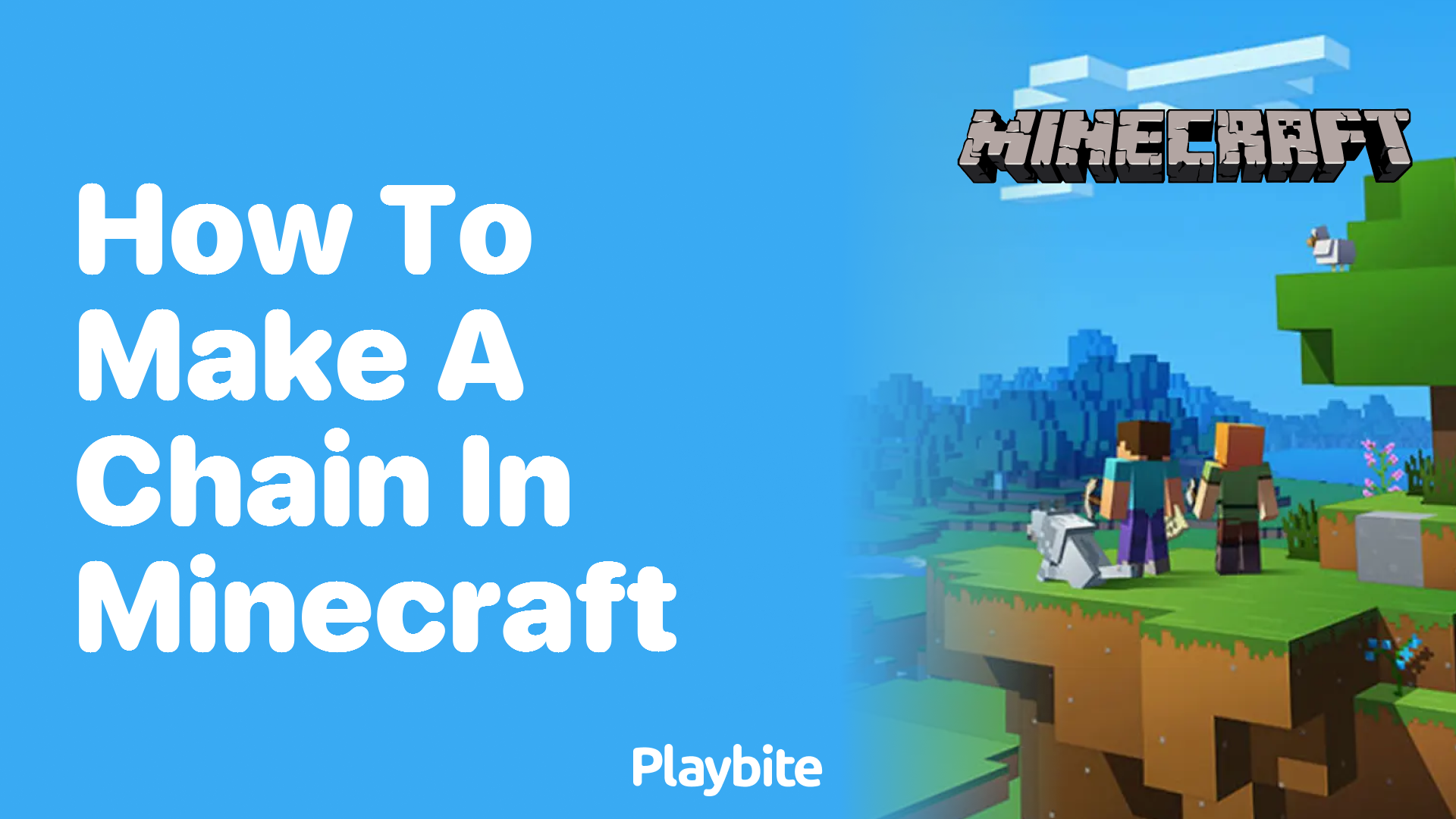 How to Make a Chain in Minecraft