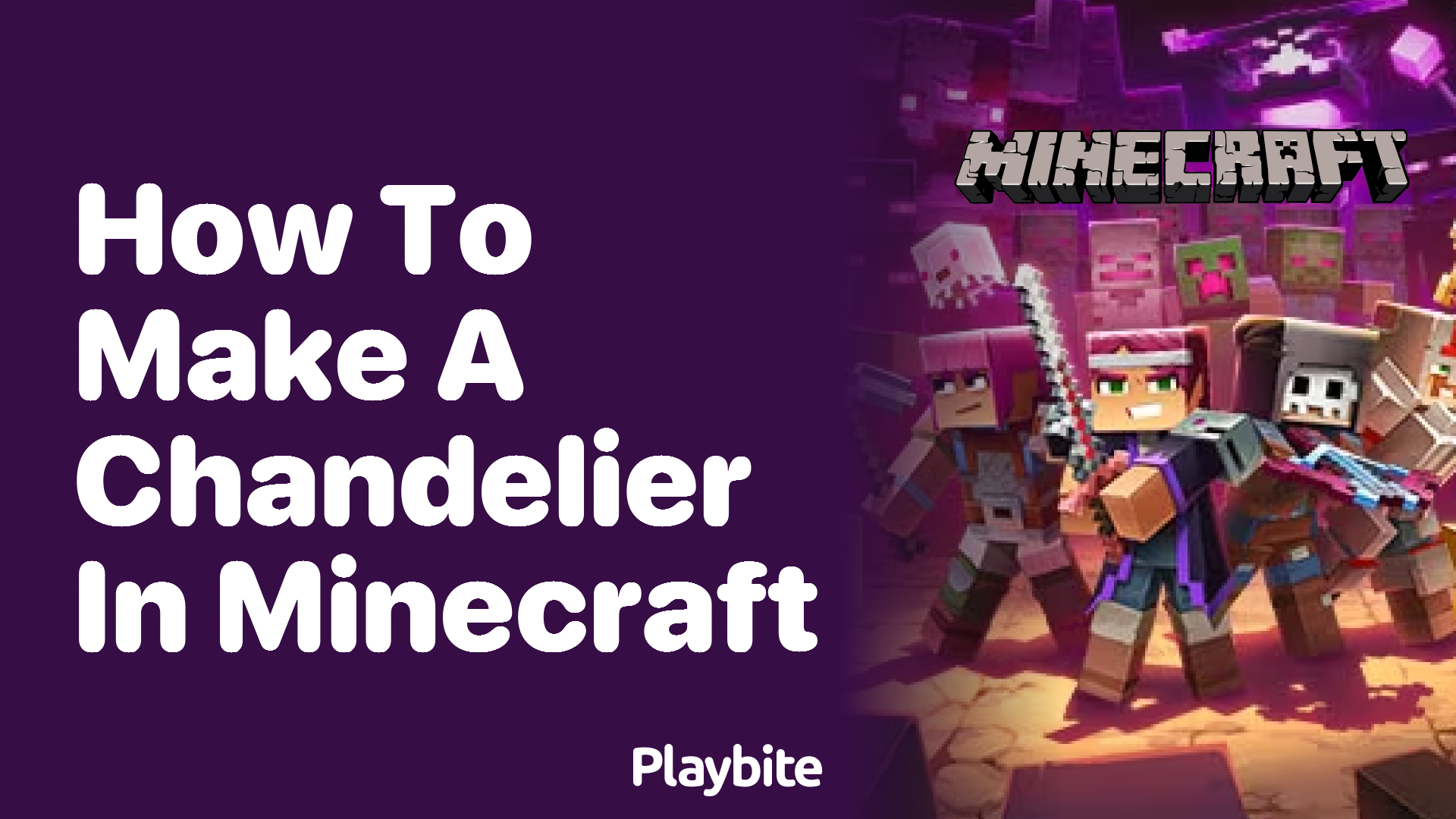 How to Make a Chandelier in Minecraft