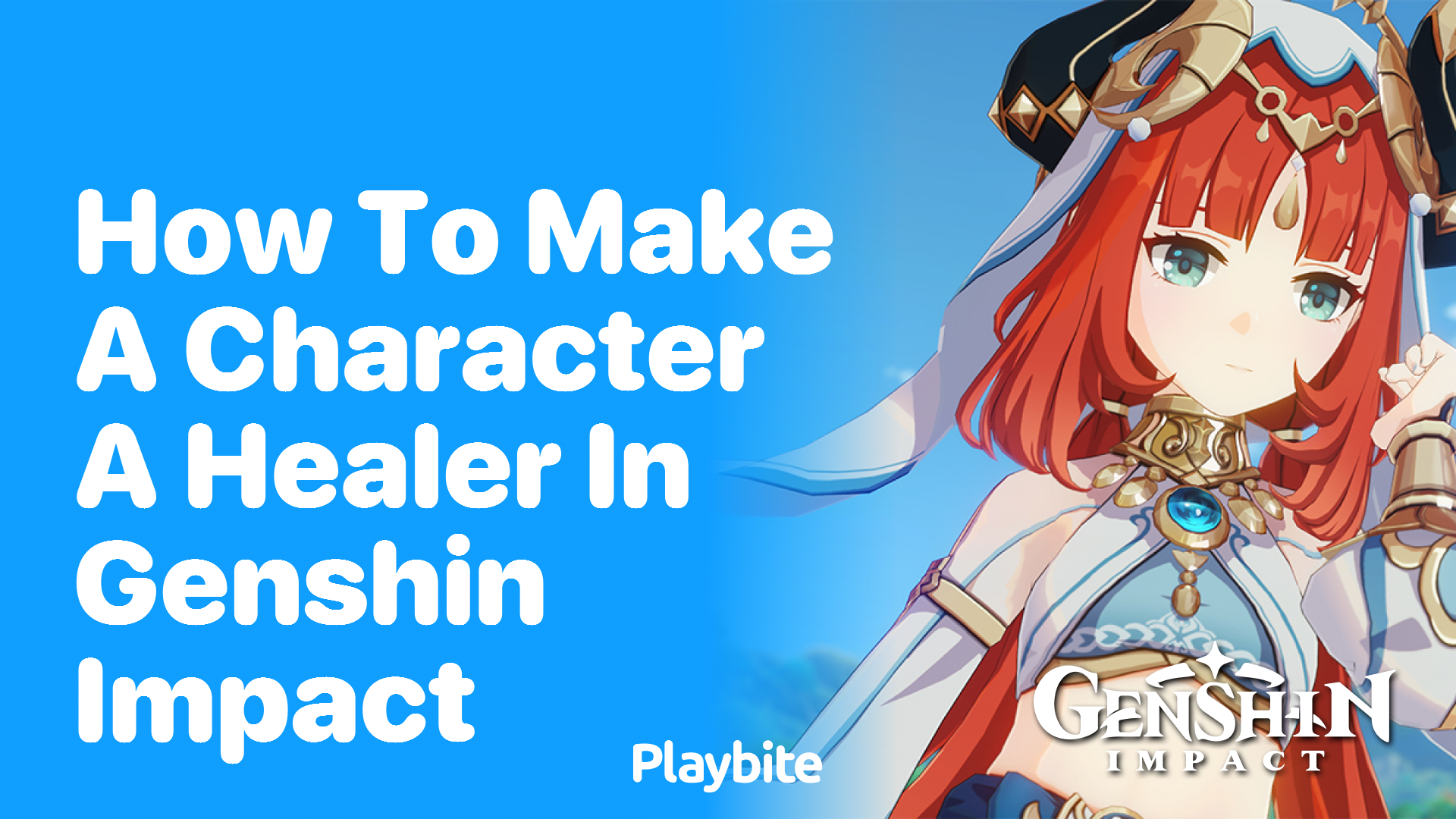 How to Make a Character a Healer in Genshin Impact