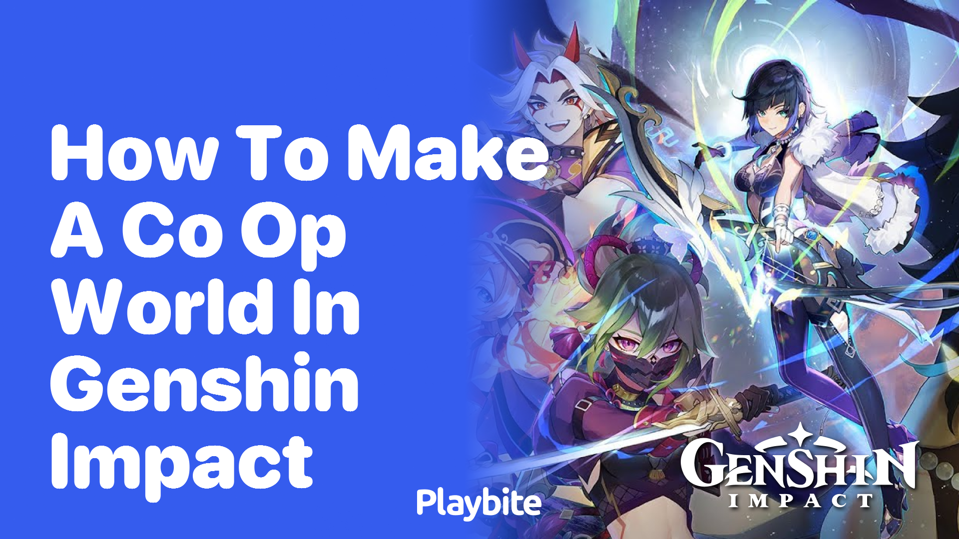 How to Make a Co-op World in Genshin Impact
