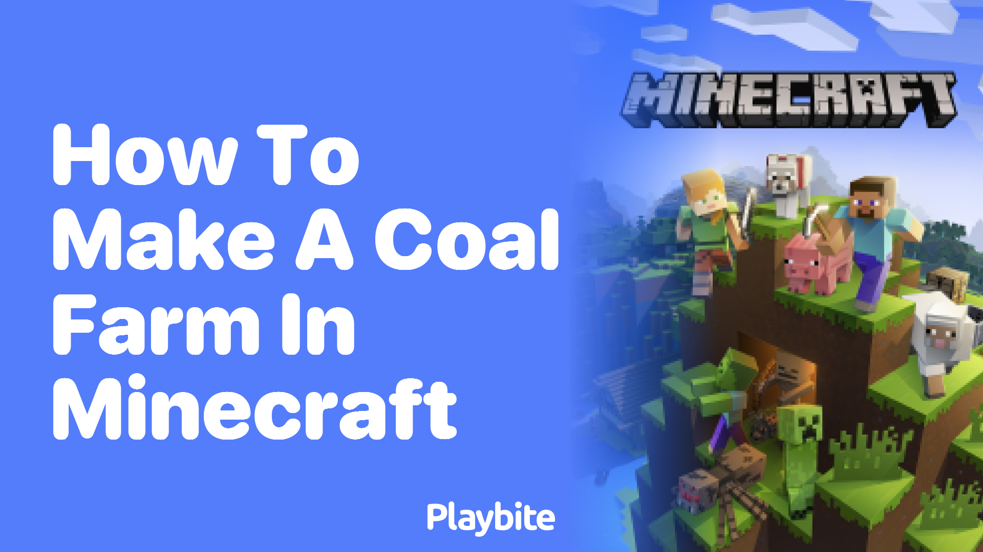 How to Make a Coal Farm in Minecraft