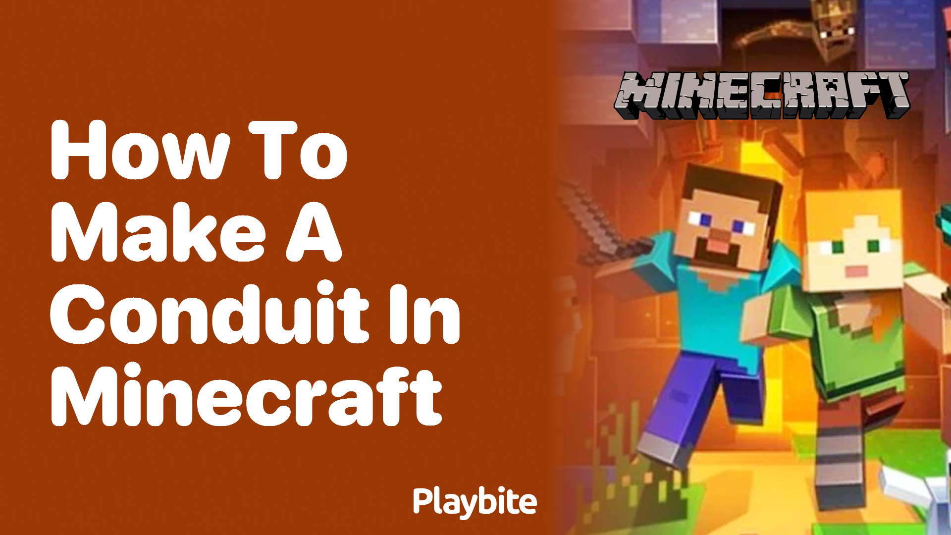 How to Make a Conduit in Minecraft A Simple Guide Playbite