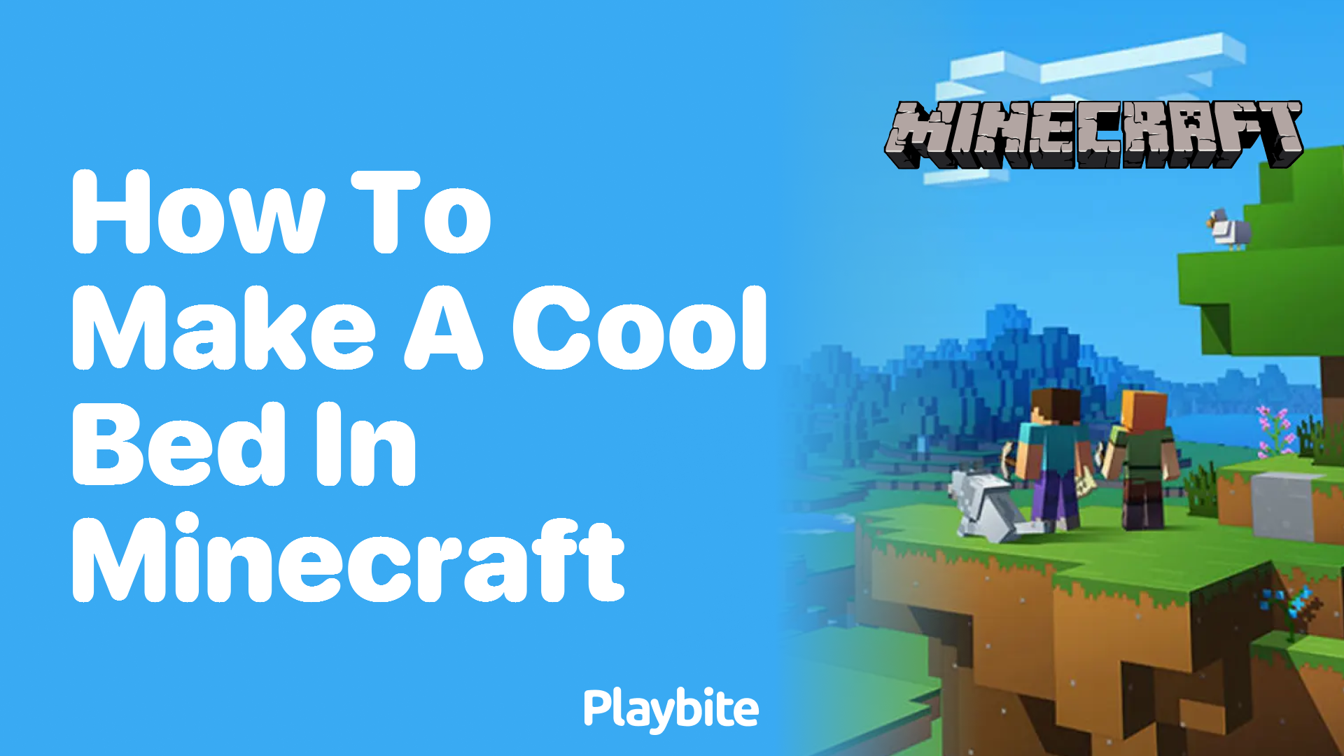 How to Make a Cool Bed in Minecraft