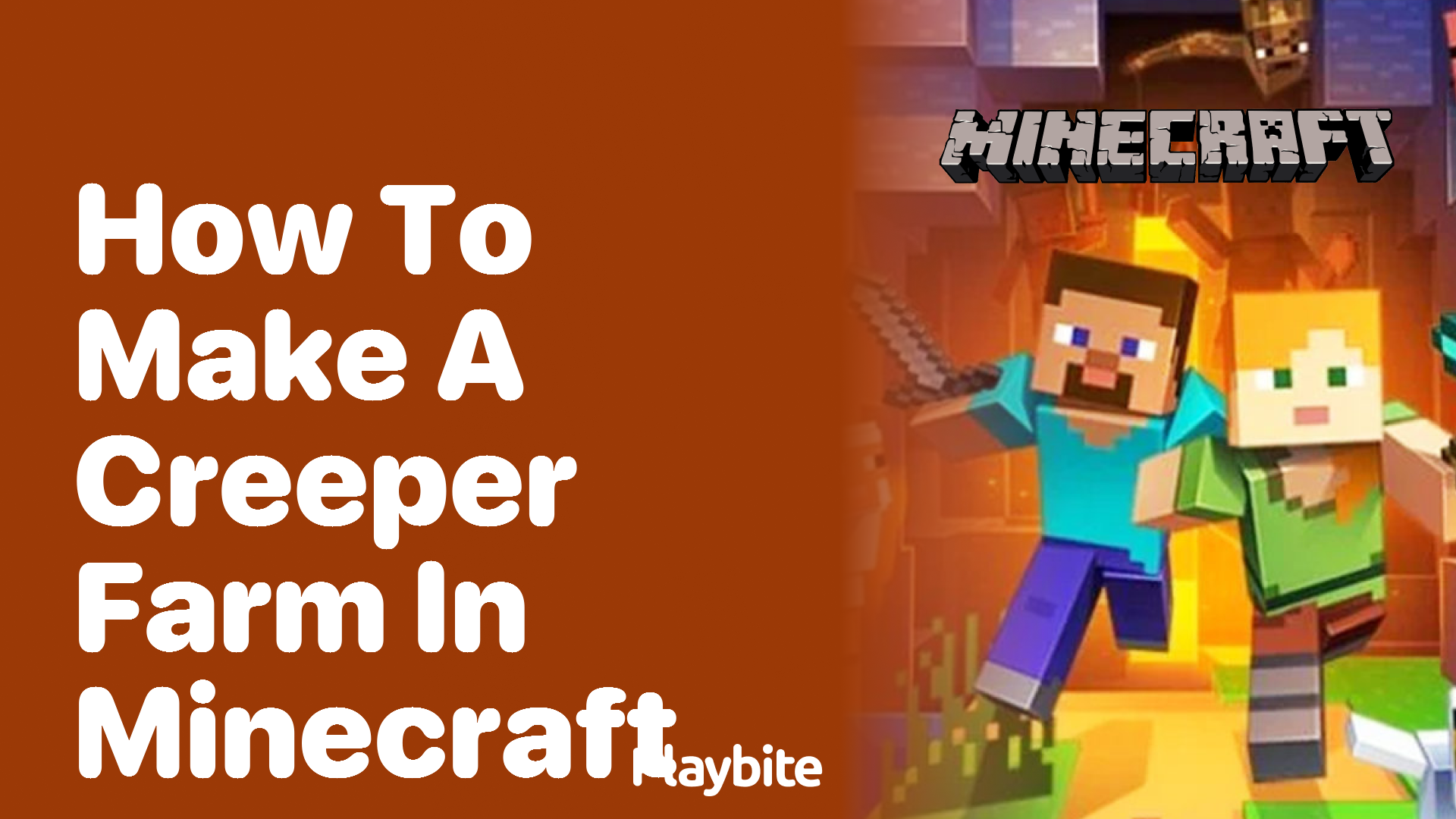 How to Make a Creeper Farm in Minecraft