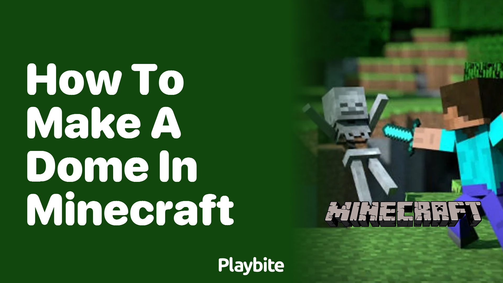 How to Make a Dome in Minecraft