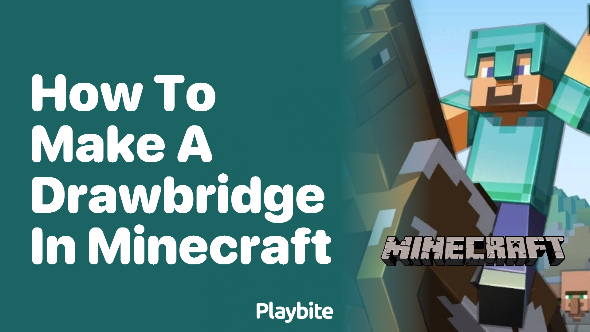 How to Make a Drawbridge in Minecraft