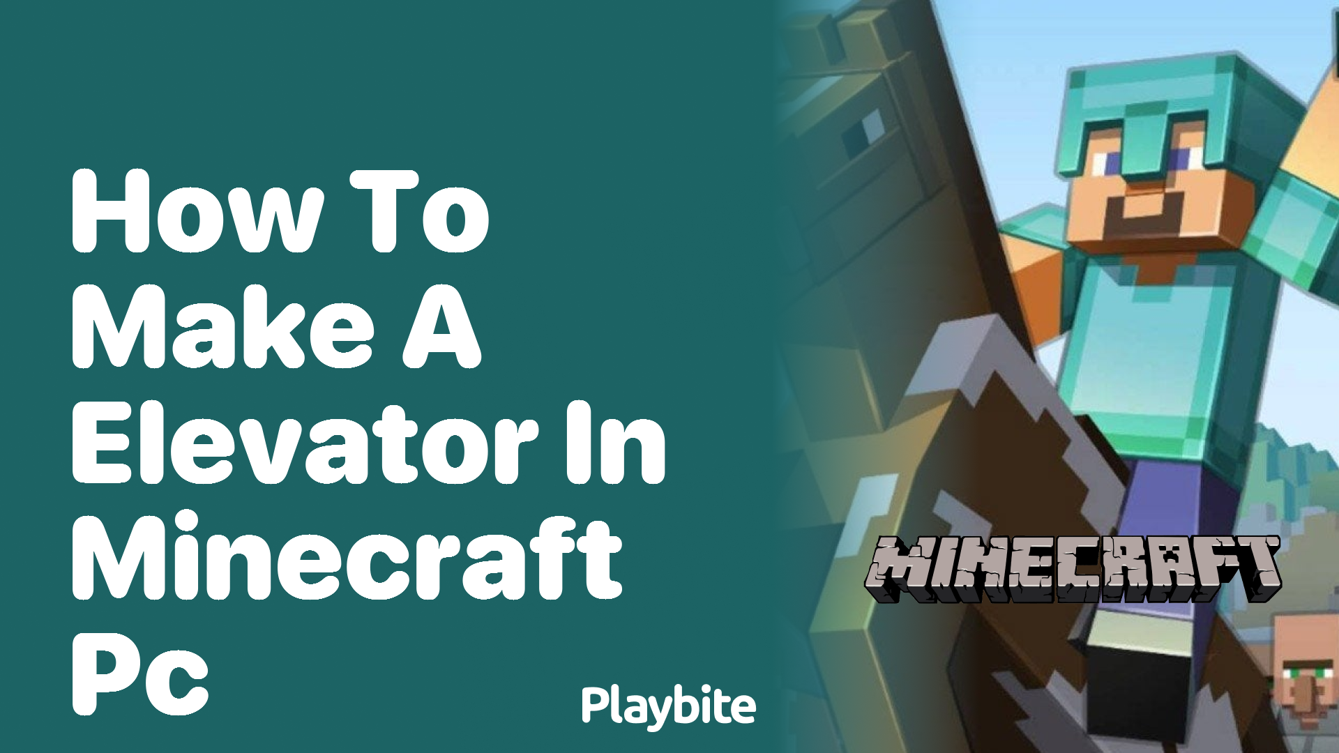 How to Make an Elevator in Minecraft PC