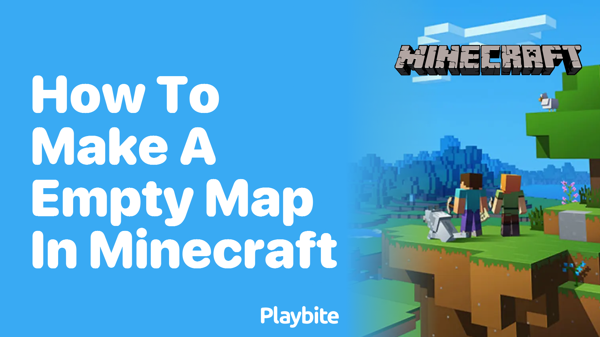 How to Make an Empty Map in Minecraft - Playbite