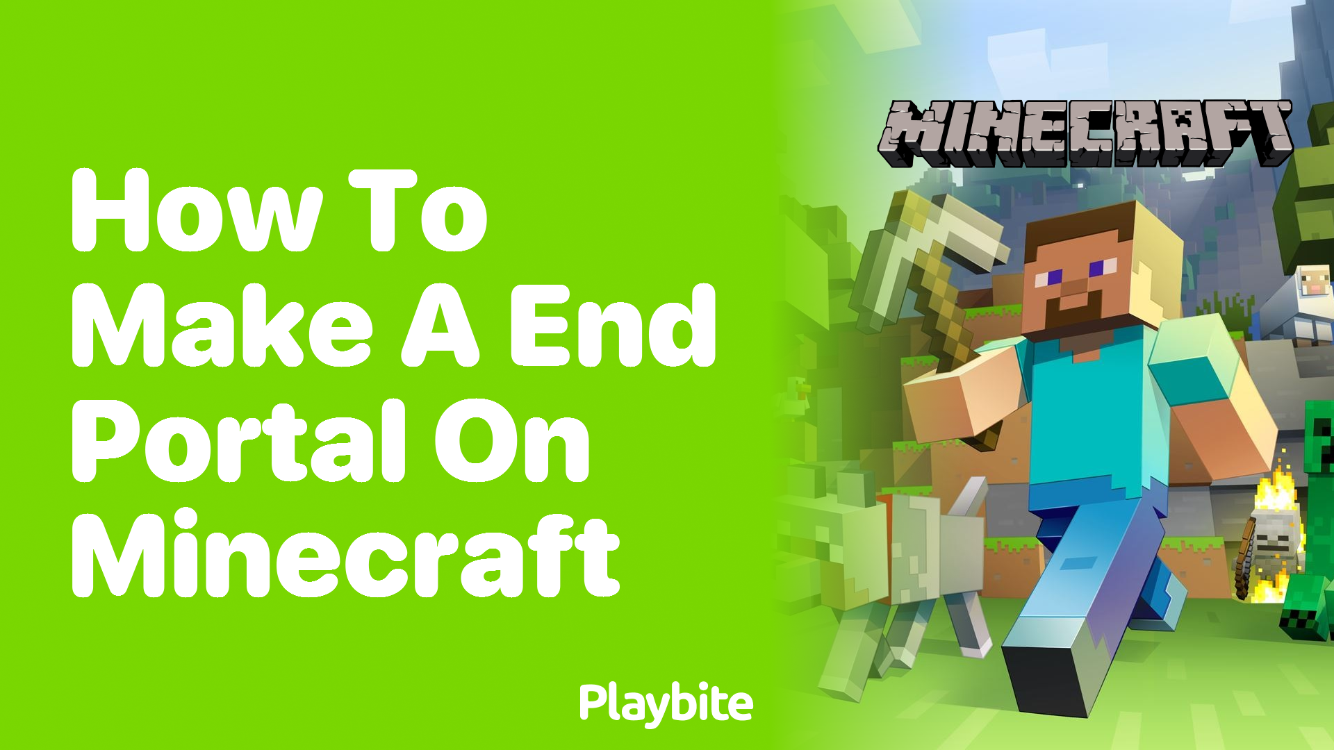 How to Make an End Portal in Minecraft