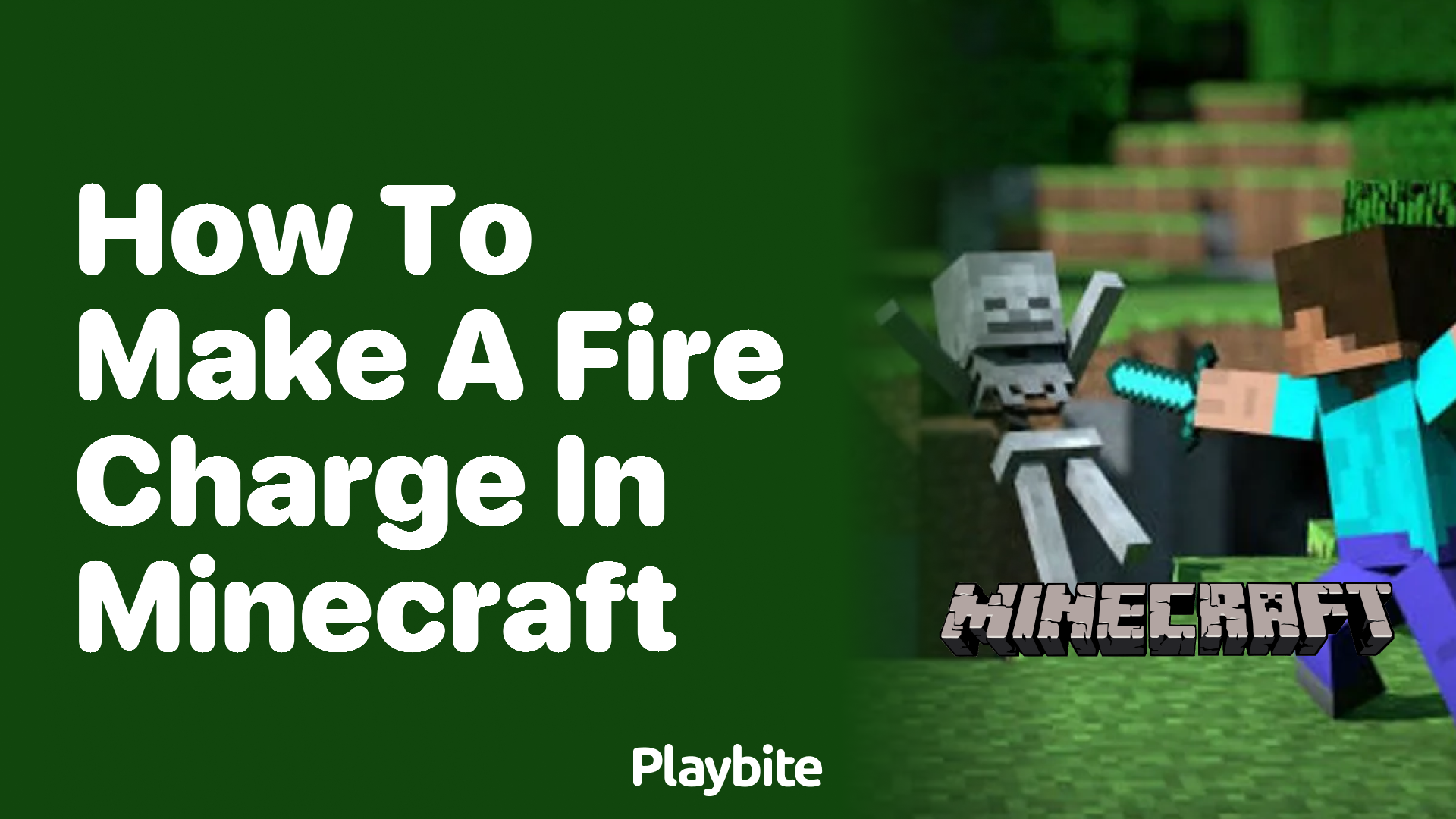 How to Make a Fire Charge in Minecraft