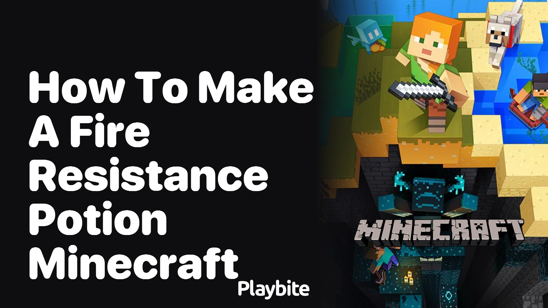 How to Make a Fire Resistance Potion in Minecraft