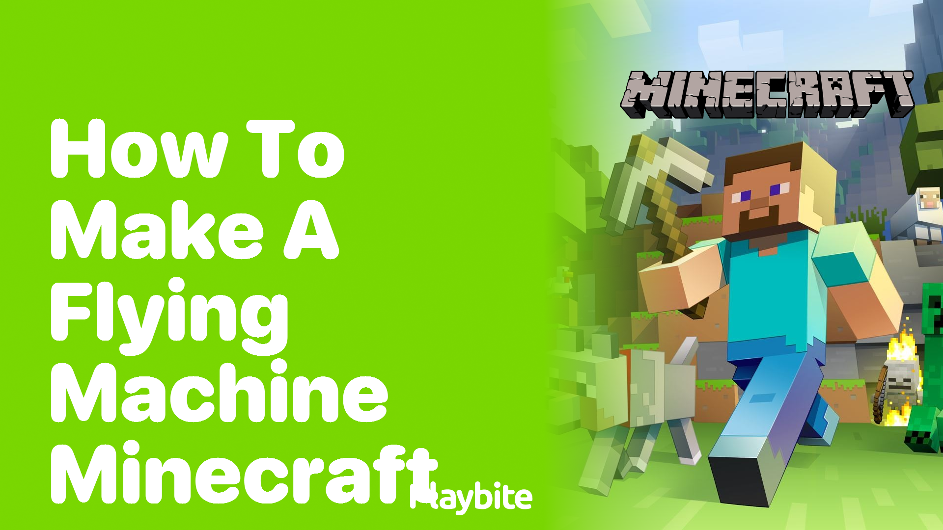 How to Make a Flying Machine in Minecraft: A Handy Guide