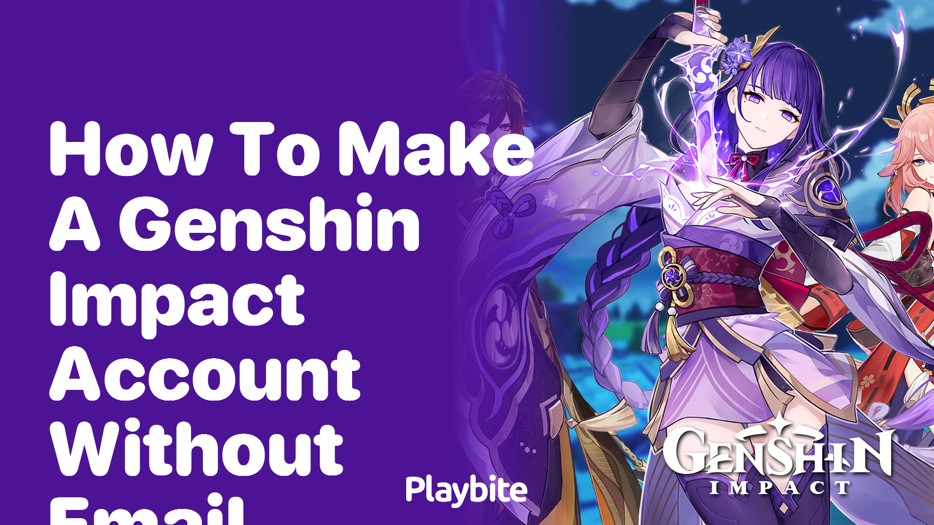How to Make a Genshin Impact Account Without an Email
