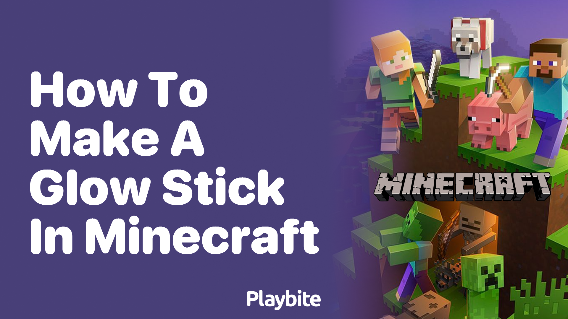 How to Make a Glow Stick in Minecraft