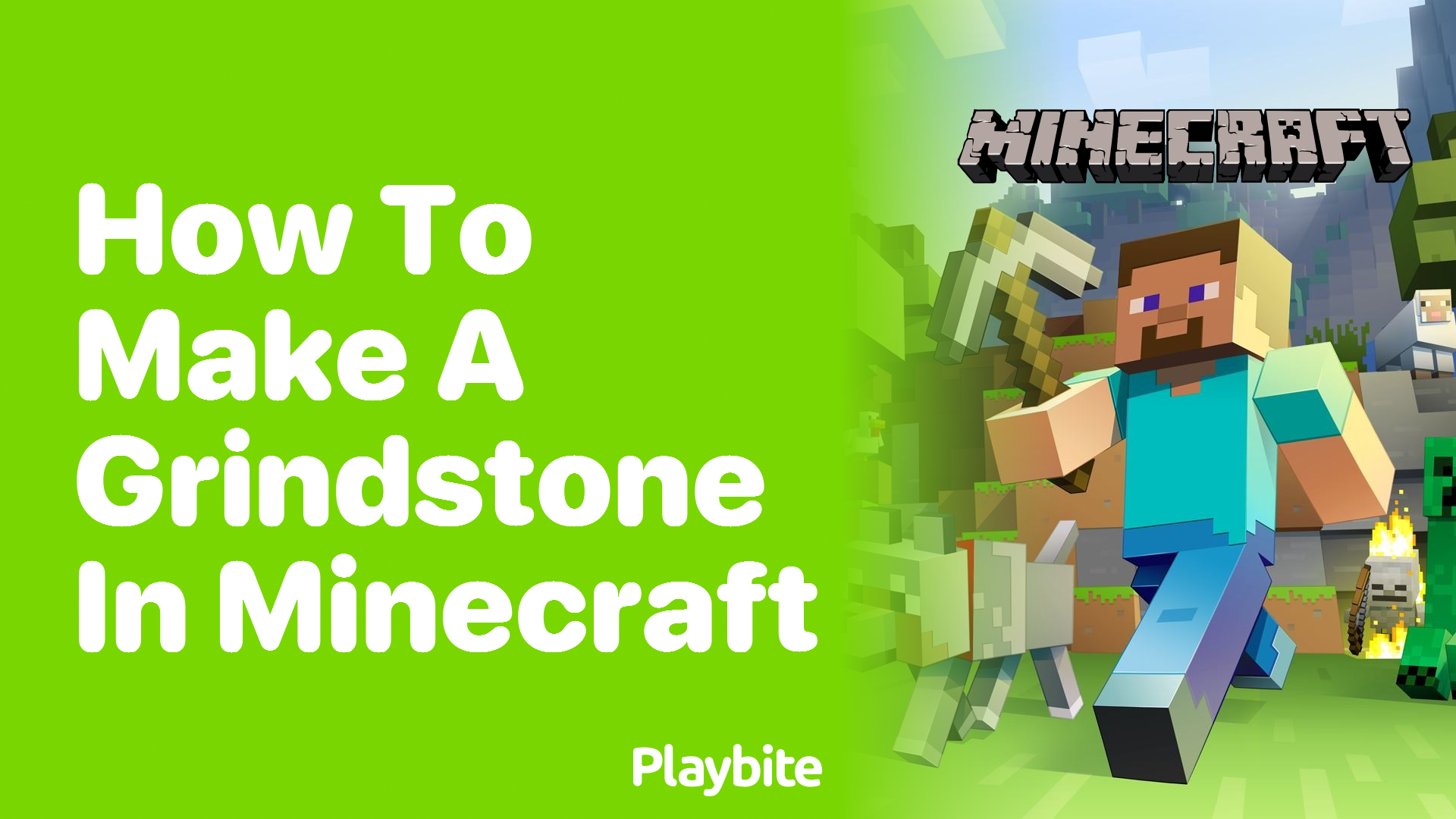 How to Make a Grindstone in Minecraft