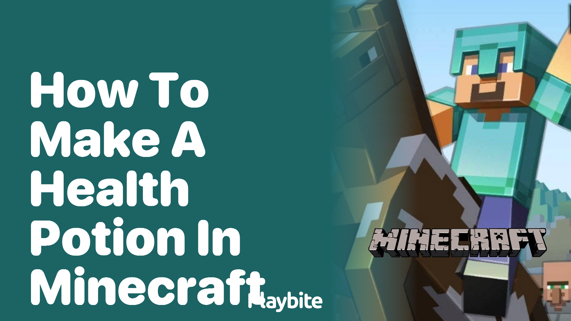 How to Make a Health Potion in Minecraft