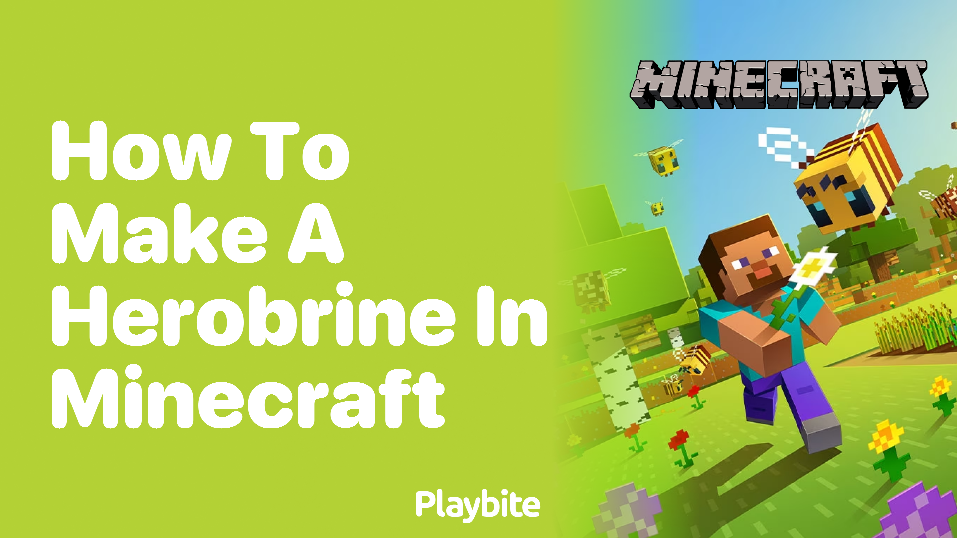 How to Make a Herobrine in Minecraft